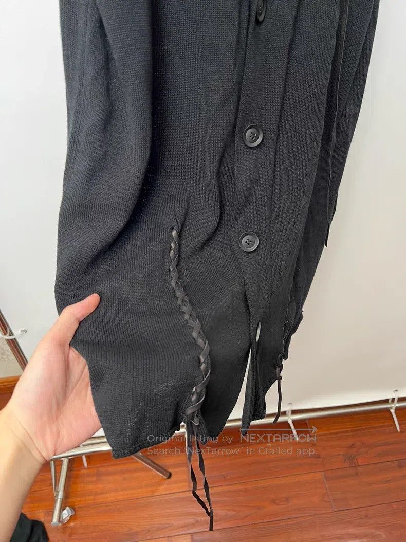 Yohji Yamamoto YOHJI YAMAMOTO Leather Knot Drop-Shoulder Vest Size US L / EU 52-54 / 3 - 5 Thumbnail