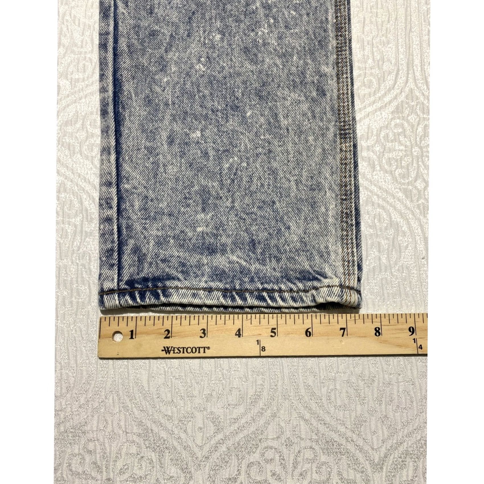 Vintage VINTAGE Sierra Ridge Jeans Adult 30x38 Blue Acid Wash Clown Handprint Graphic Graffiti Grunge 90s Mens Size US 30 / EU 46 - 6 Thumbnail