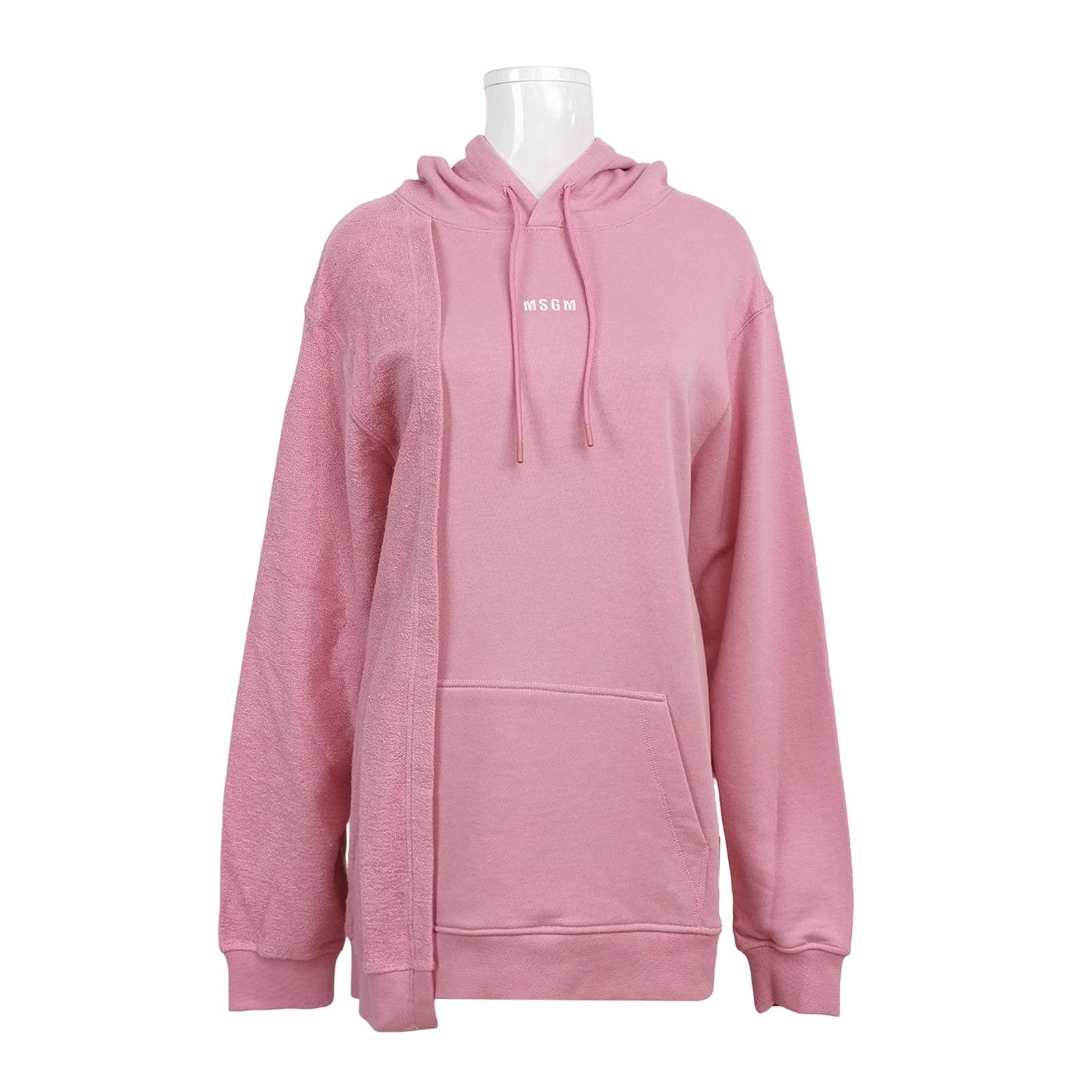 MSGM MSGM Pink Logo Contrast Panel Hoodie S Size US S / EU 44-46 / 1 - 1 Thumbnail