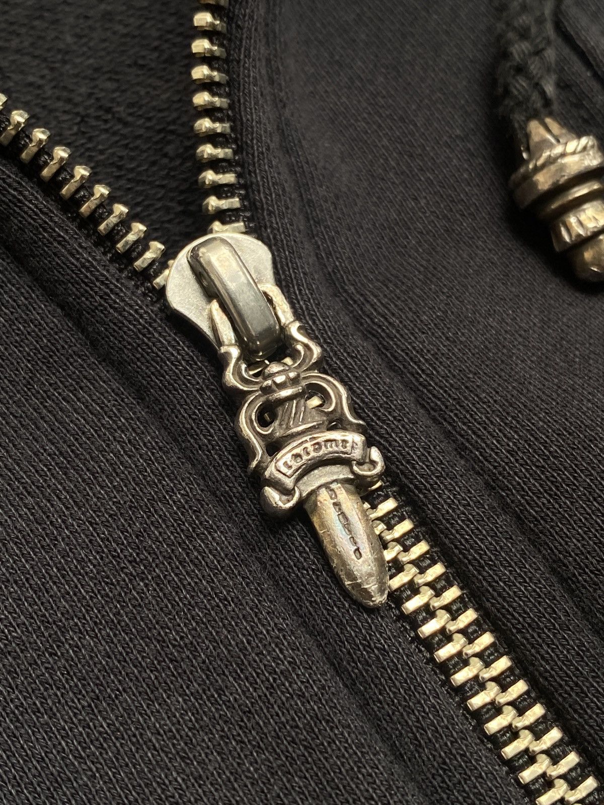 Chrome Hearts SOLD! JAPAN EXCLUSIVE - Leather Horseshoe Cross Patch Zip Up Size US XXL / EU 58 / 5 - 7 Thumbnail