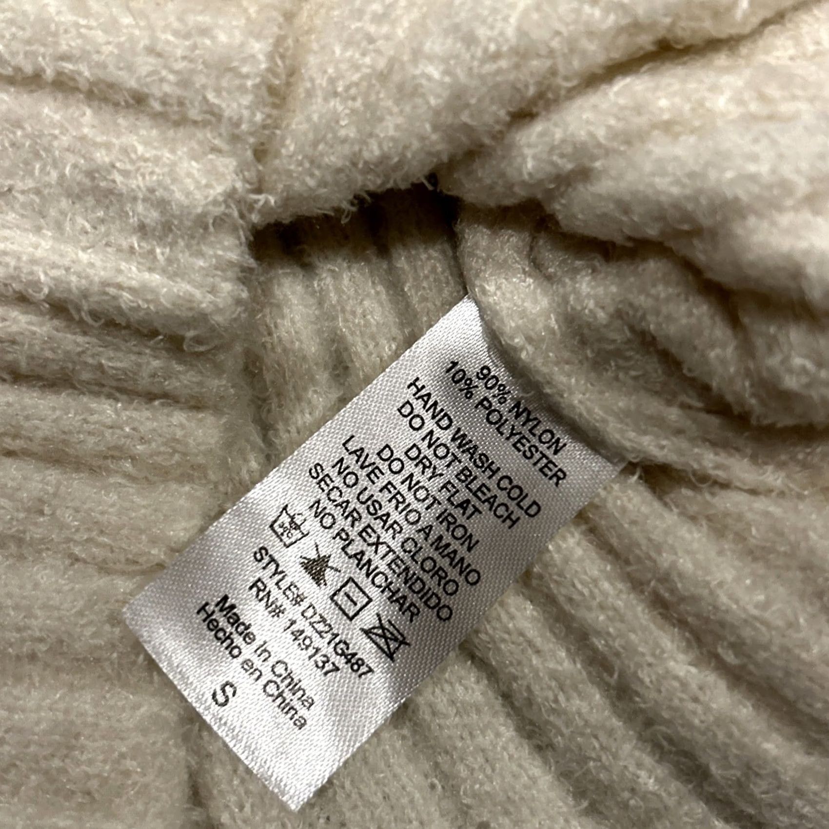 Vintage Double Zero Sweater Long Sleeve 1/4 Zip Knit Nylon Blend Ivory Women S Size Small Pullover Vintage No Size S / US 4 / IT 40 - 2 Thumbnail
