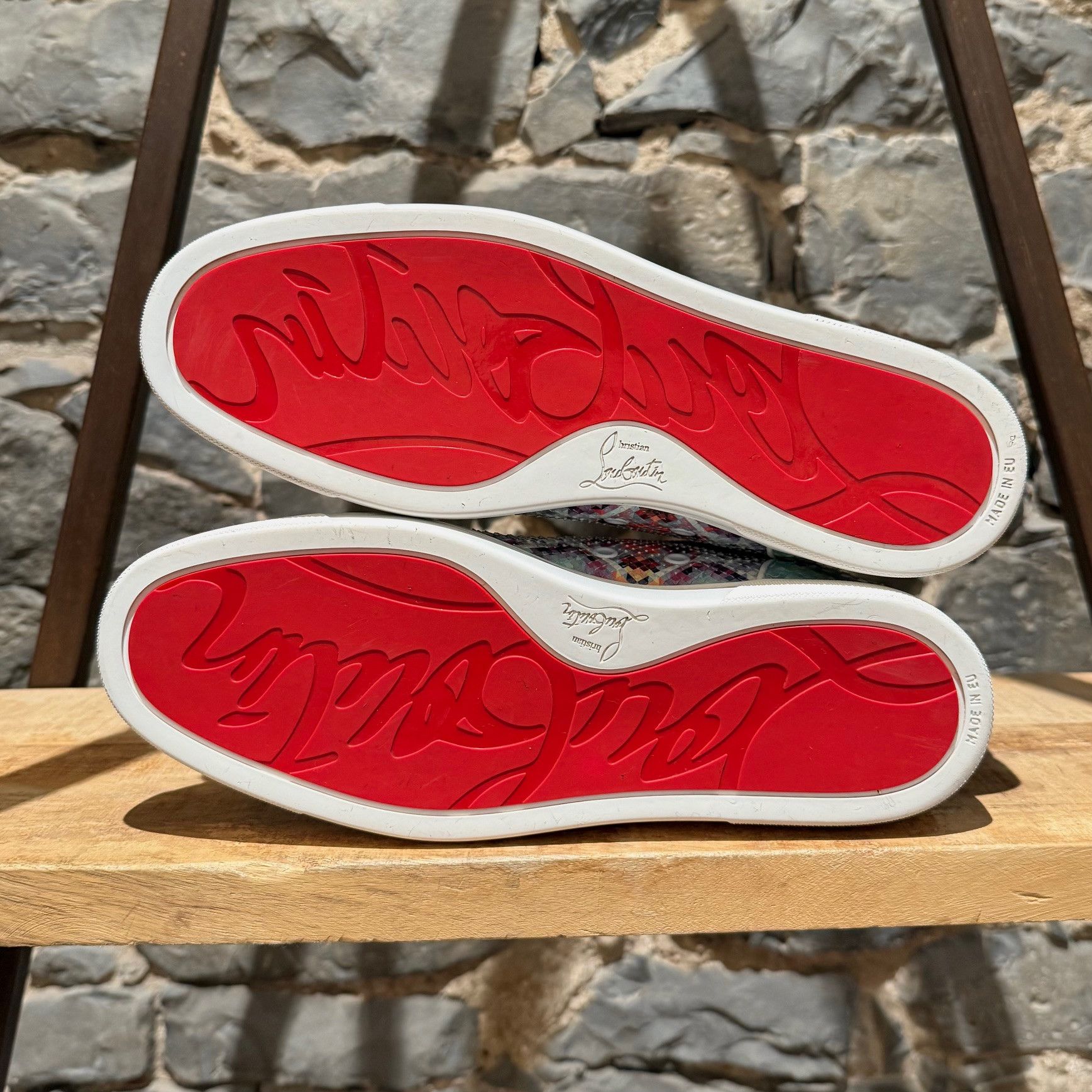 Christian Louboutin Christian Louboutin Louis Orlato Python Pixel Sneakers Size US 10 / EU 43 - 7 Thumbnail