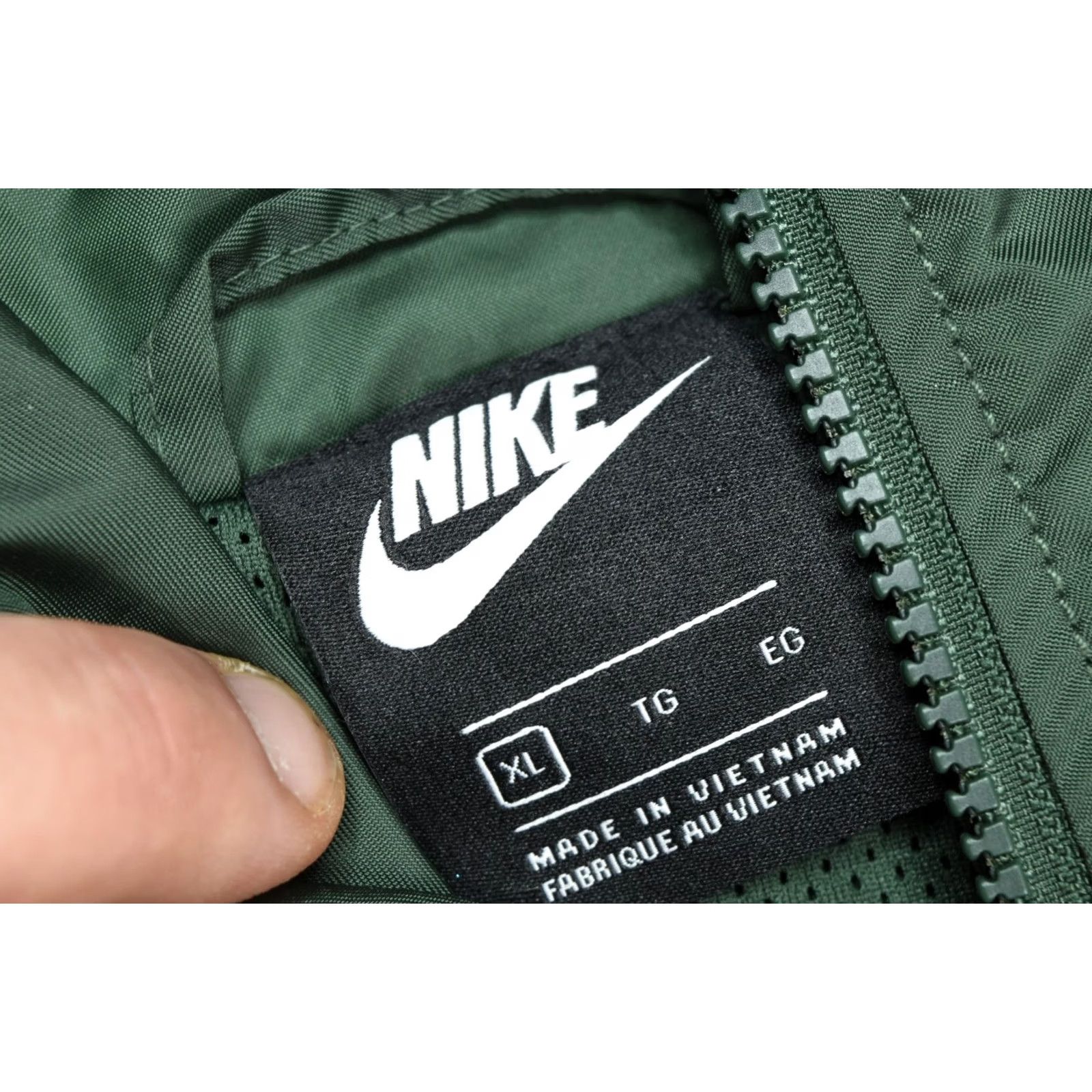 Nike Nike Sportswear Just Do It Windbreaker Jacket Mens XL Green Long Sleeve Pullover Size US XL / EU 56 / 4 - 7 Thumbnail