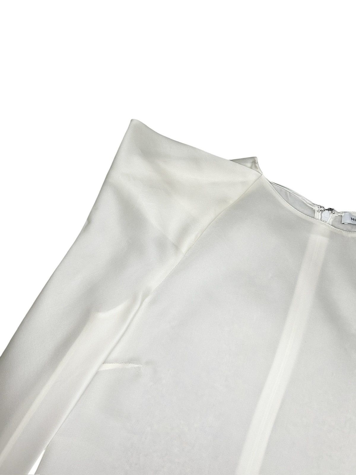 Mugler F/W 17 Structured Silk Top Size S / US 4 / IT 40 - 4 Thumbnail