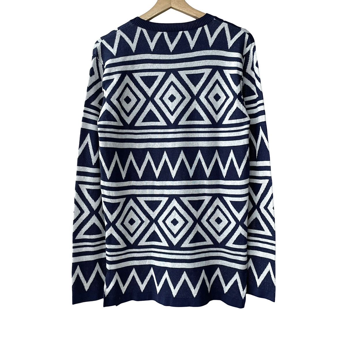 BERNINGS SHO Bernings Sho Japan WMN Native Patterns Long Sweater Size M / US 6-8 / IT 42-44 - 2 Thumbnail