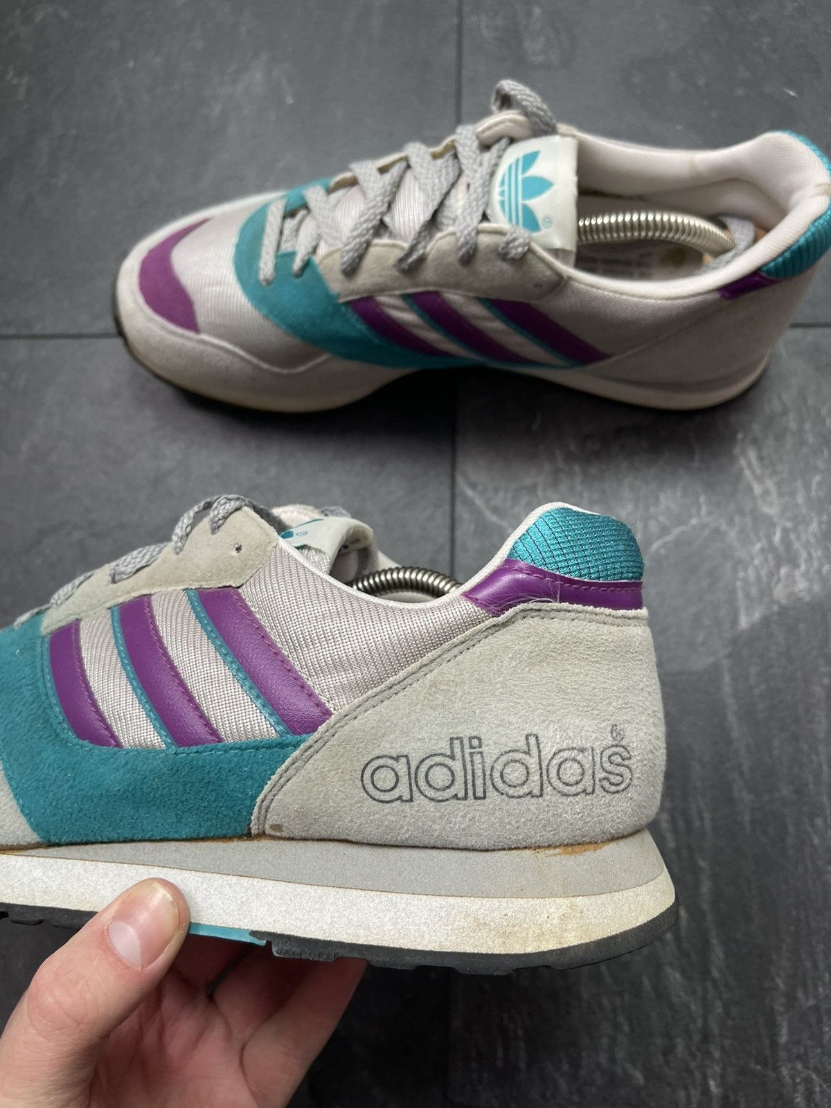Adidas × Streetwear × Vintage Vintage 80’s Adidas Trainers Made in Philippines Size US 8 / EU 41 - 10 Thumbnail