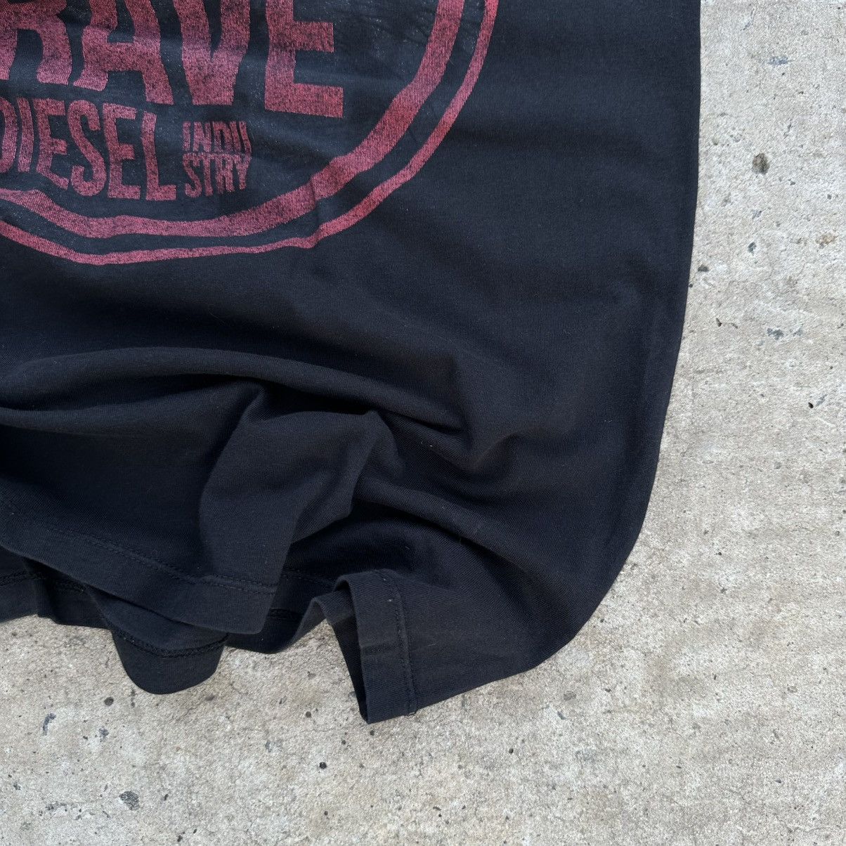 Diesel Vintage Japanese Style Adult Diesel Only The Brave Big Logo Size US M / EU 48-50 / 2 - 5 Thumbnail