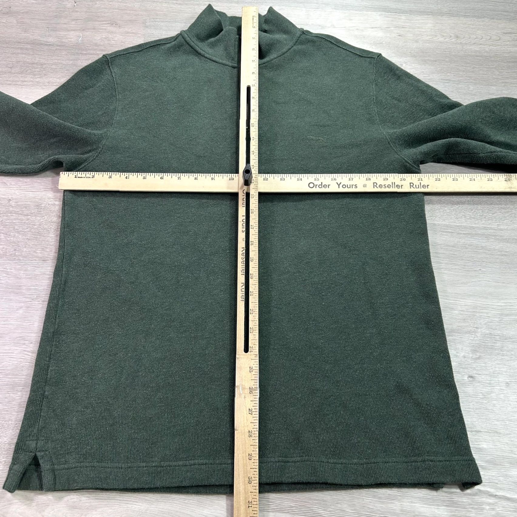 Rodd & Gunn Rodd & Gunn Sweater Mens Small Green 1/4 Zip Mock Neck Cotton Knit Pullover Size US S / EU 44-46 / 1 - 5 Thumbnail