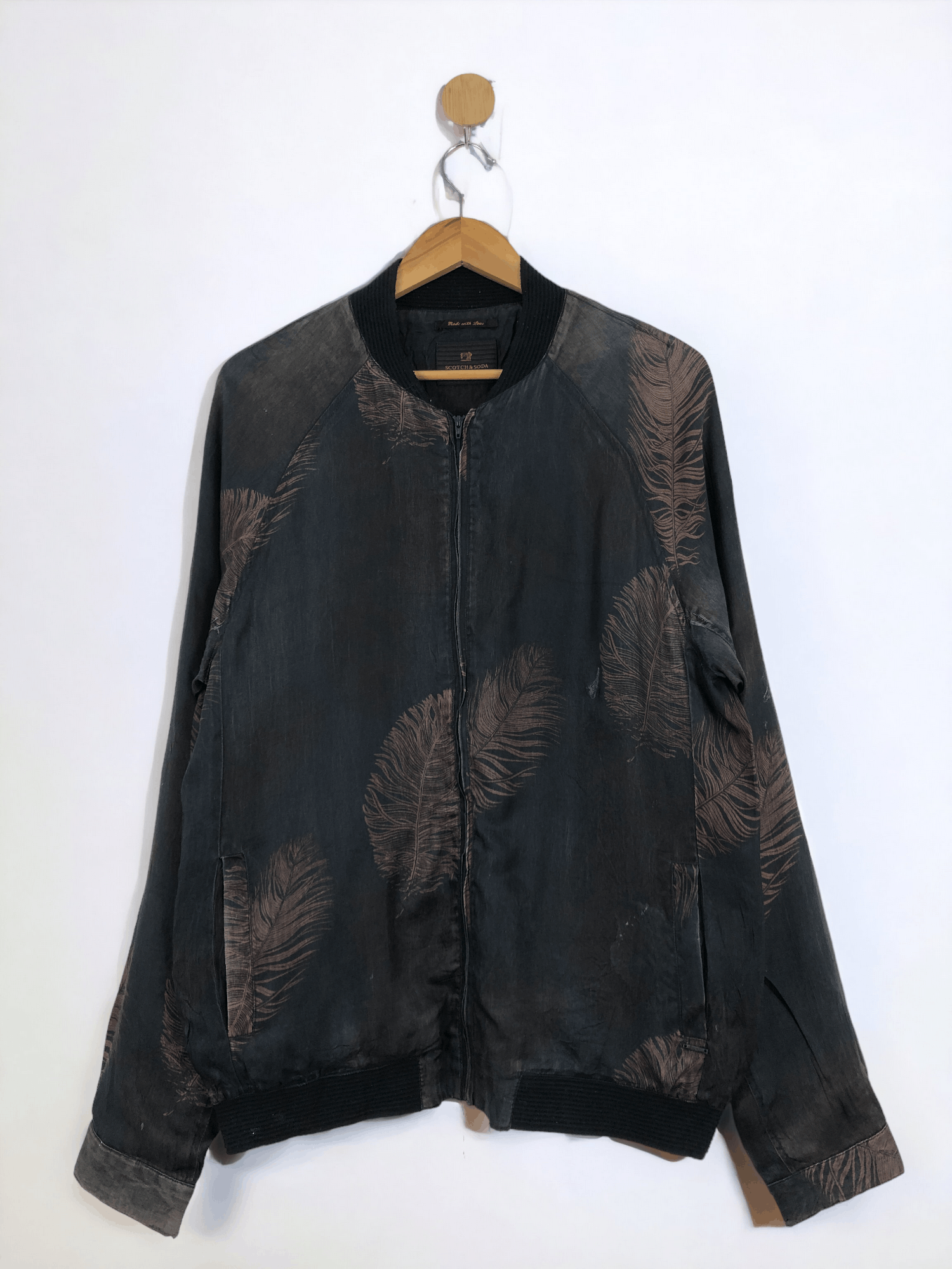 Scotch & Soda Vintage Scotch & Soda Geometric Zipper Up Jacket JA0024 Size US L / EU 52-54 / 3 - 1 Thumbnail