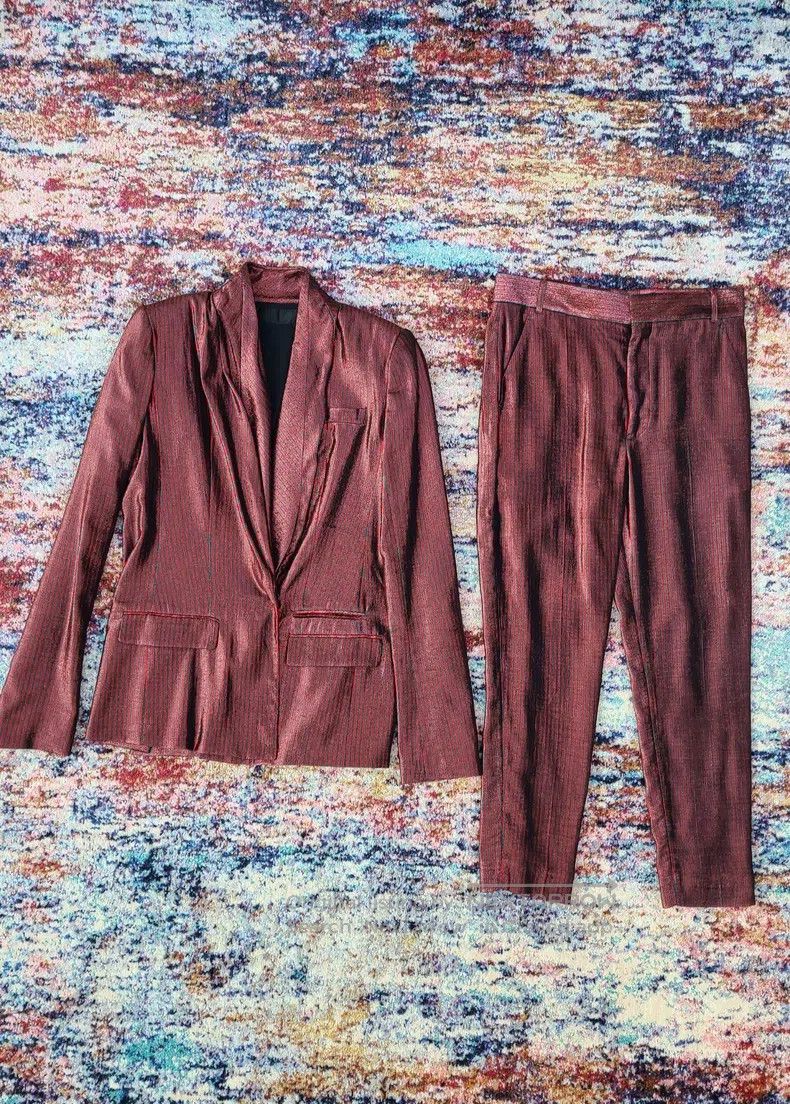 Haider Ackermann Haider Ackermann Silk Suit Set Size M / US 6-8 / IT 42-44 - 1 Thumbnail