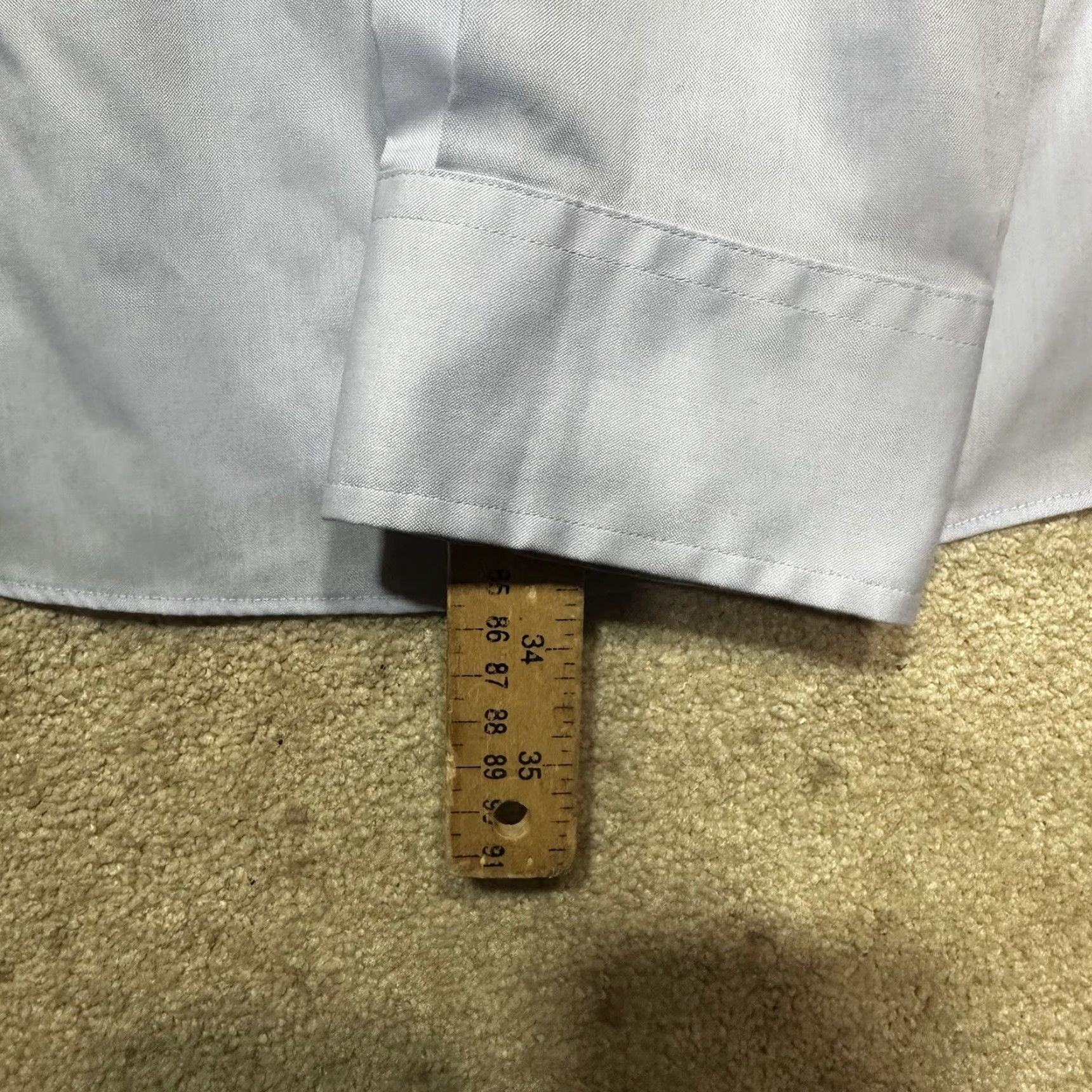 Ralph Lauren Lauren Ralph Lauren Dress Shirt 18.5 36/37 Blue Stretch Tall Fit Mens Size 48R - 7 Thumbnail