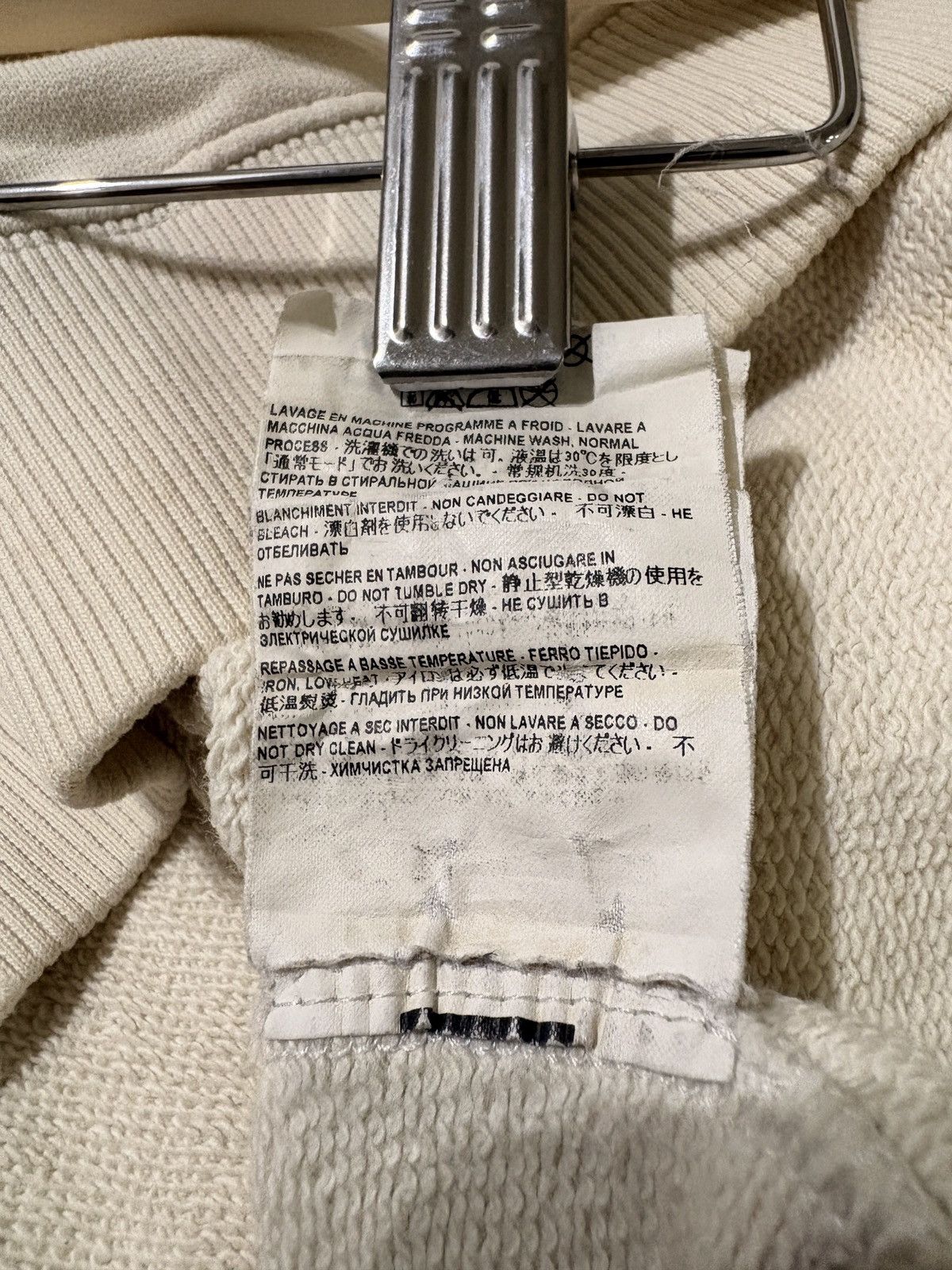 Saint Laurent Paris Saint Laurent Robot Destroyed Sweatshirt Size US M / EU 48-50 / 2 - 14 Thumbnail