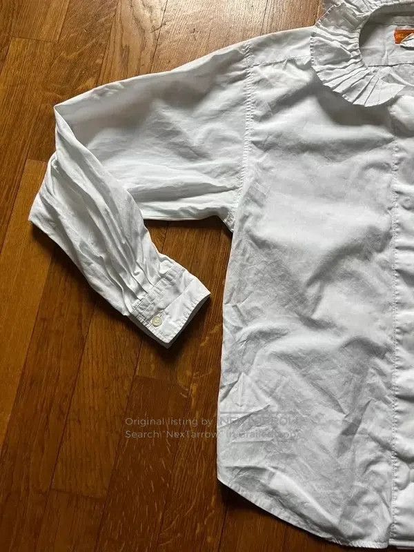 Kenzo KENZO 80s Ruffled Collar Blouse . Size US M / EU 48-50 / 2 - 2 Thumbnail