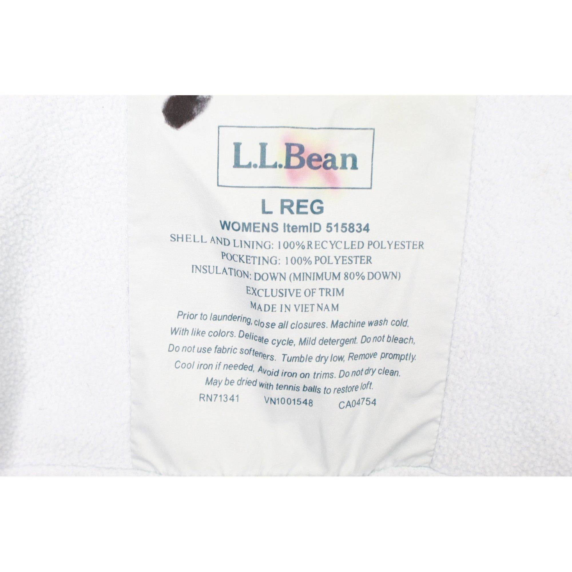 L.L. Bean LL Bean Women's Beans Down Jacket Blue Size L / US 10 / IT 46 - 7 Thumbnail