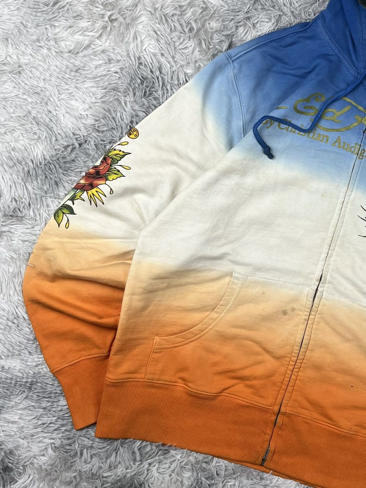 Ed Hardy Vintage Y2K Ed Hardy Print Zip Hoodie Size US M / EU 48-50 / 2 - 6 Thumbnail