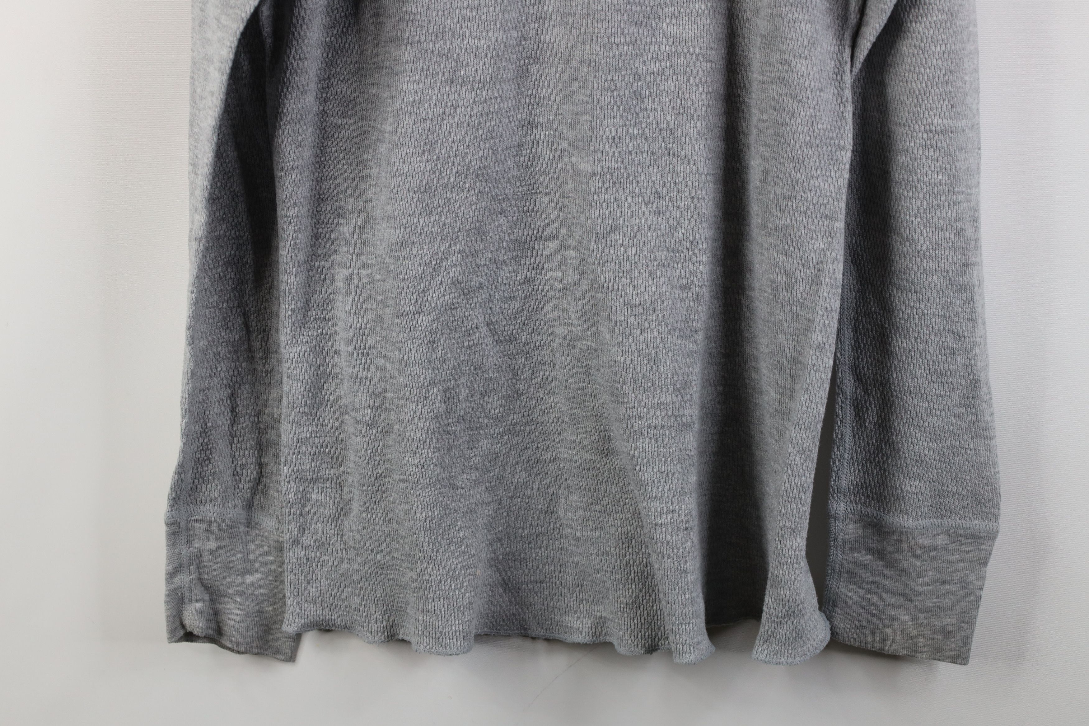 Vintage Vintage 90s Streetwear Waffle Knit Long Sleeve T-Shirt Size US M / EU 48-50 / 2 - 11 Thumbnail