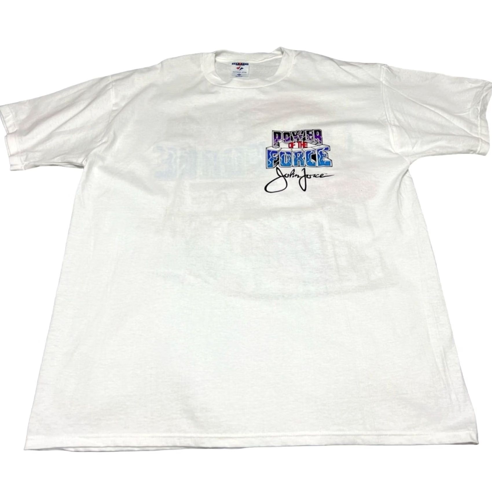 Jerzees VINTAGE JOHN FORCE 1997 NHRA RACING Shirt XL Mens White Deadstock NEW Jerzees T-Shirt Size US XL / EU 56 / 4 - 3 Thumbnail