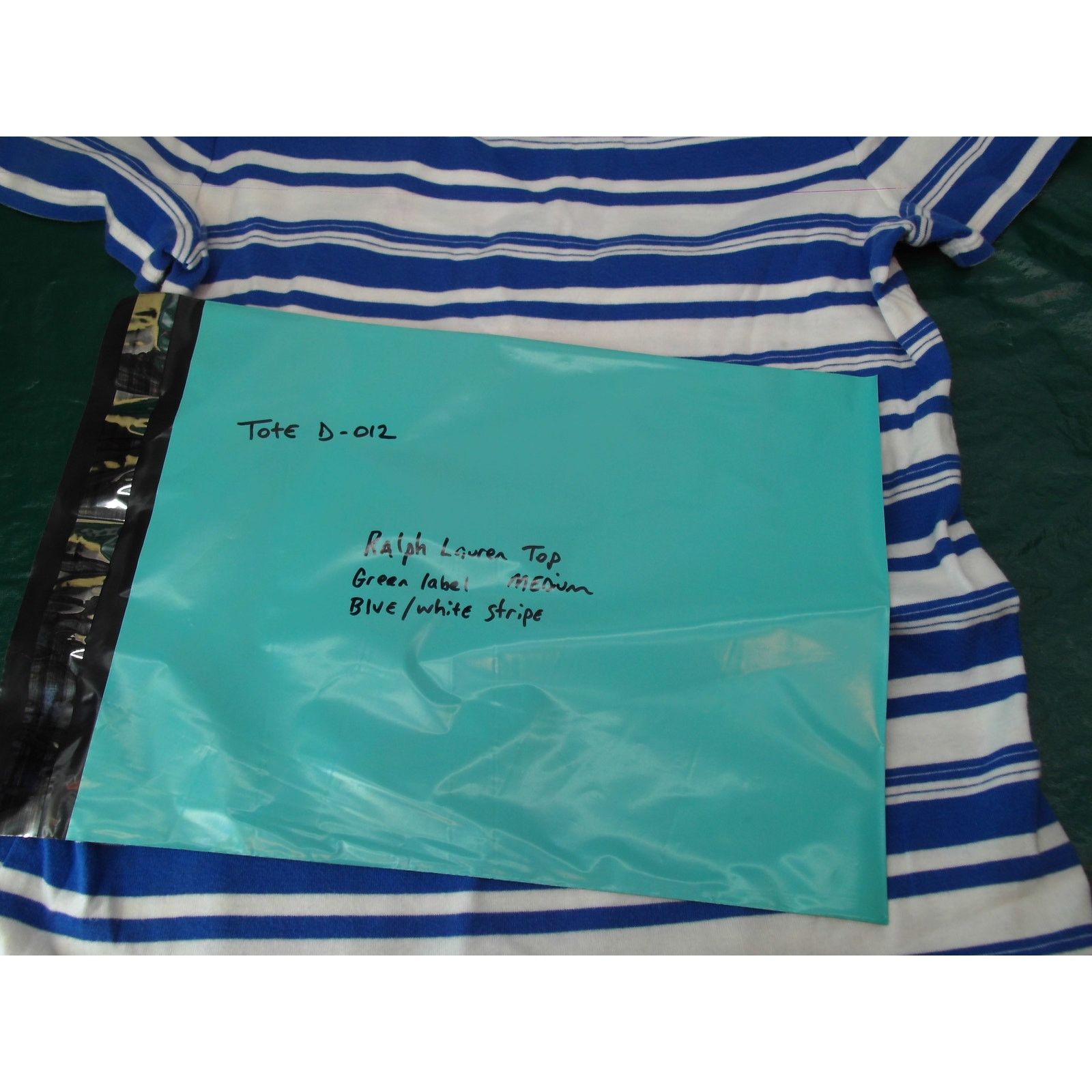 Ralph Lauren Ralph Lauren Medium Women's Top Blue/White Striped Size M / US 6-8 / IT 42-44 - 6 Thumbnail
