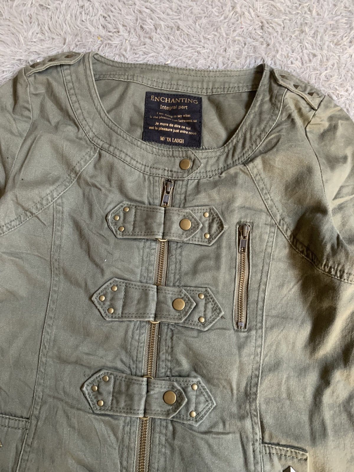 If Six Was Nine × Japanese Brand × Le Grande Bleu (L.G.B.) Vintage Enchanting Integral Part Bondage Jacket Size XS / US 0-2 / IT 36-38 - 4 Thumbnail