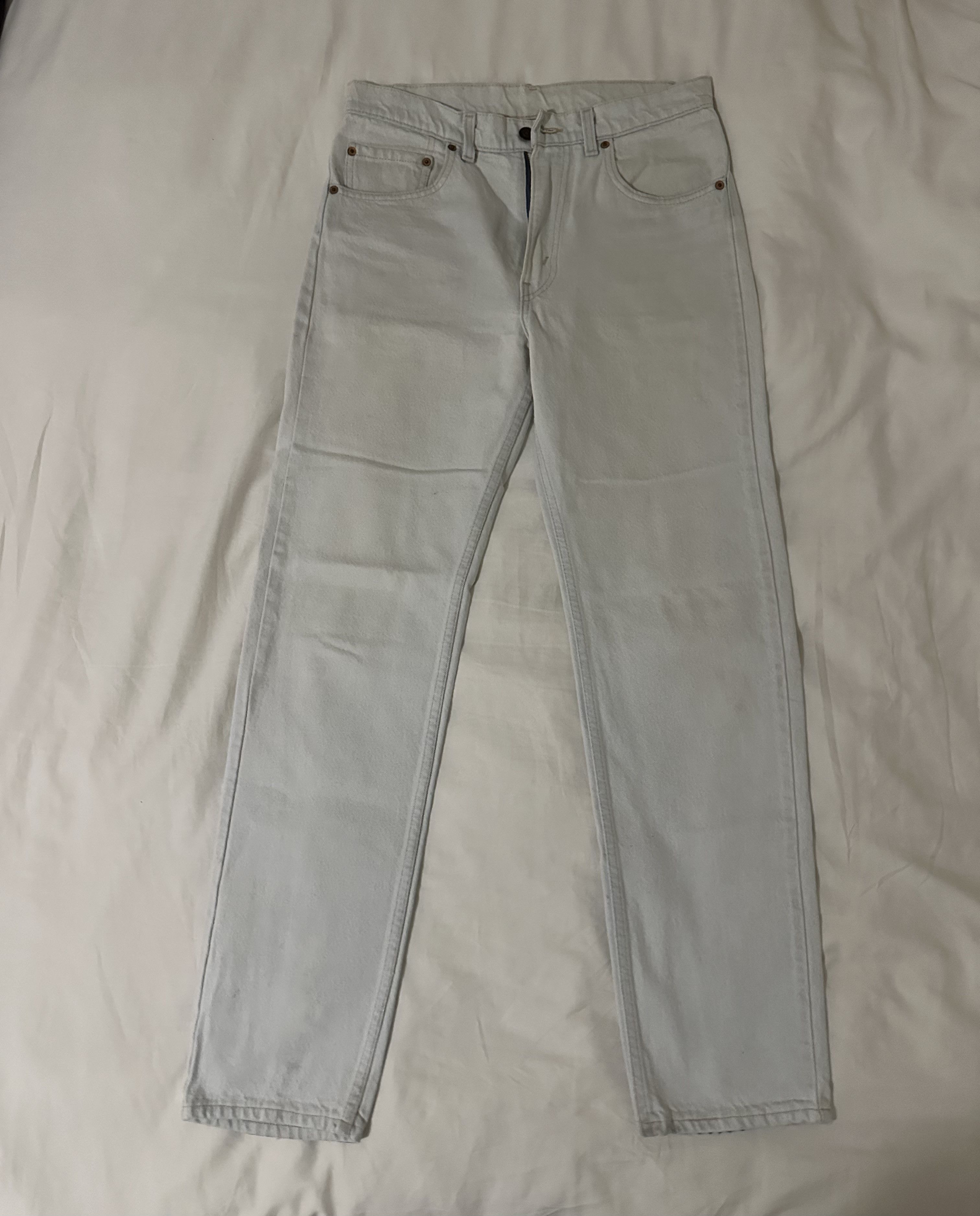 USA Vintage Levis 501 washed white Jeans