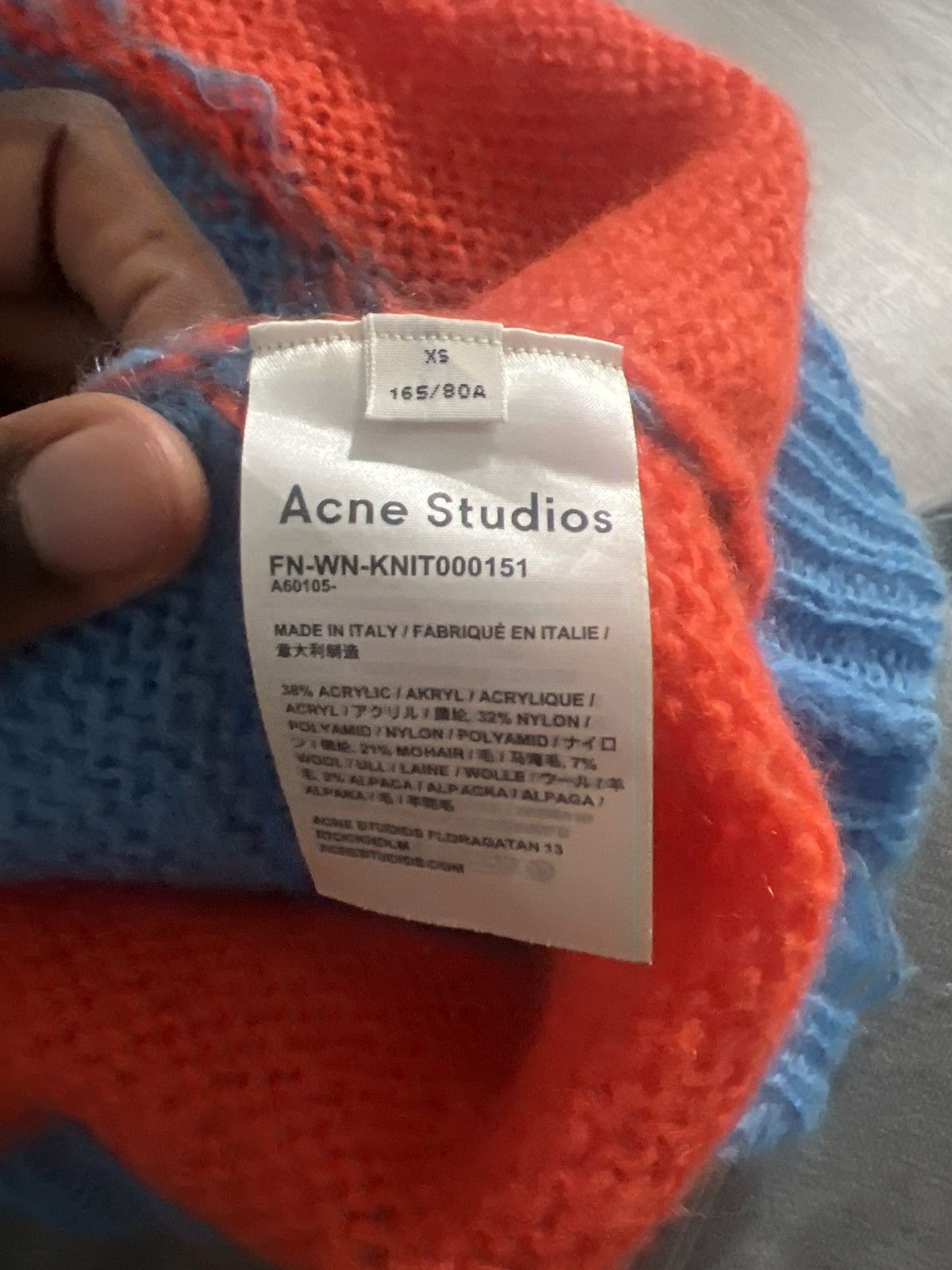 Acne Studios Acne Studios distressed sweater (Kurt Kobain) Size US L / EU 52-54 / 3 - 6 Thumbnail