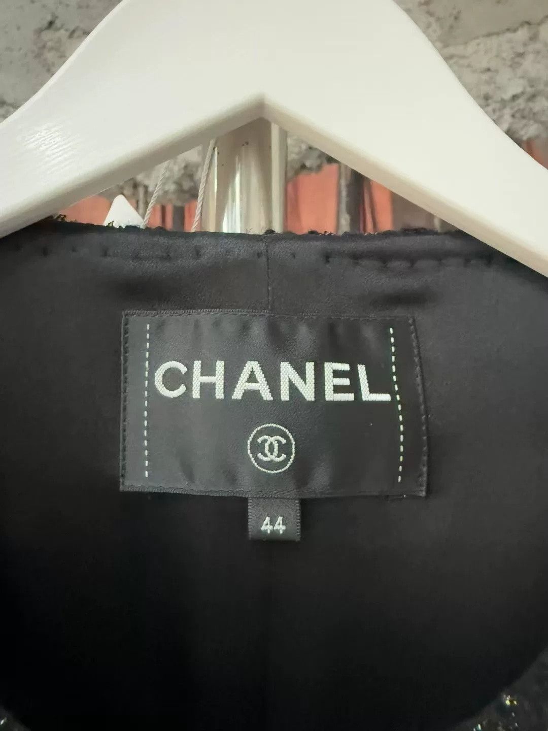 Chanel Chanel Black Gold T Four Pocket Coat Size US XS / EU 42 / 0 - 5 Thumbnail