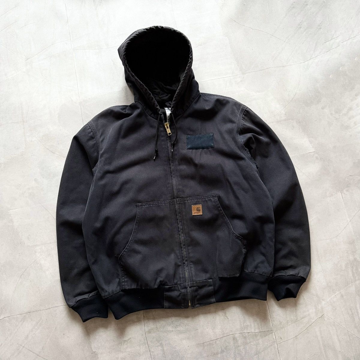 Carhartt Vintage Carhartt Faded Distressed Active Jacket J280 MDT Size US L / EU 52-54 / 3 - 1 Thumbnail