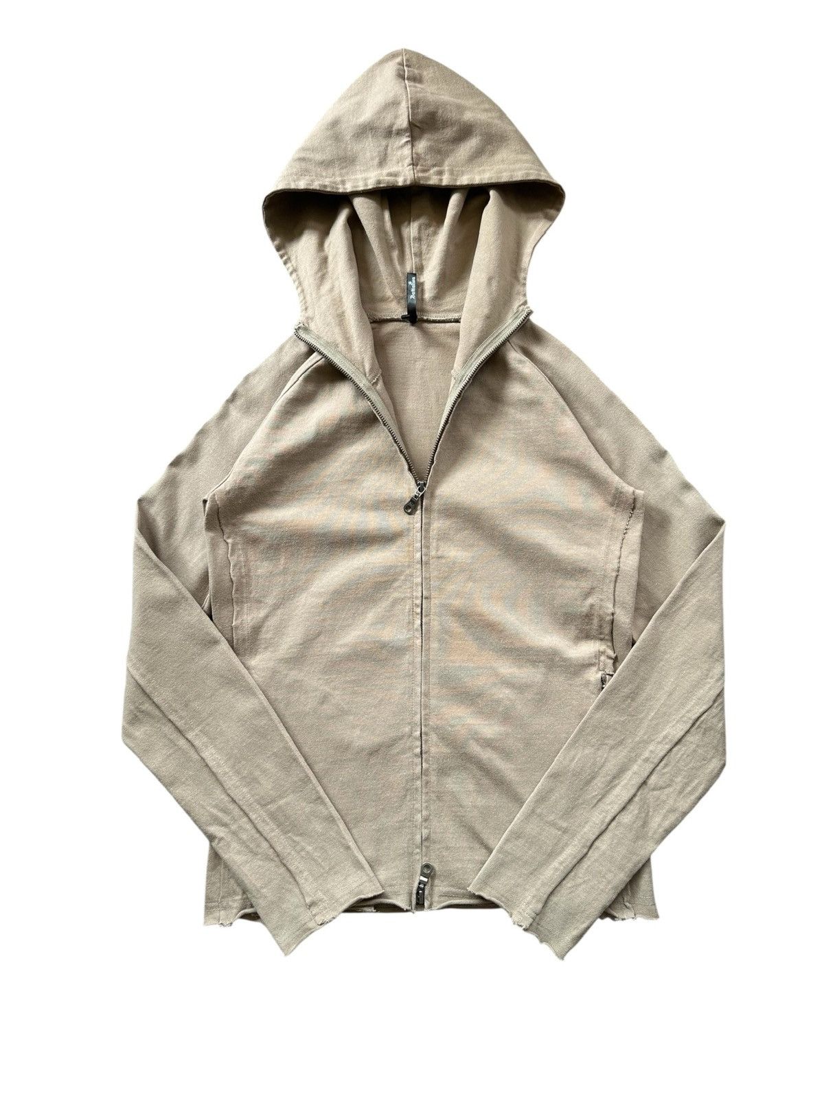 14th Addiction 00's Battalion Japan raw edge slim zipper hoodie Size US S / EU 44-46 / 1 - 1 Thumbnail