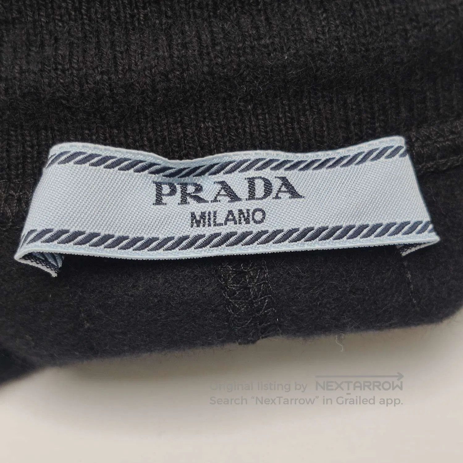 Prada Prada Black Plush Blend Long Pants Size 38 . Size 37" - 5 Thumbnail