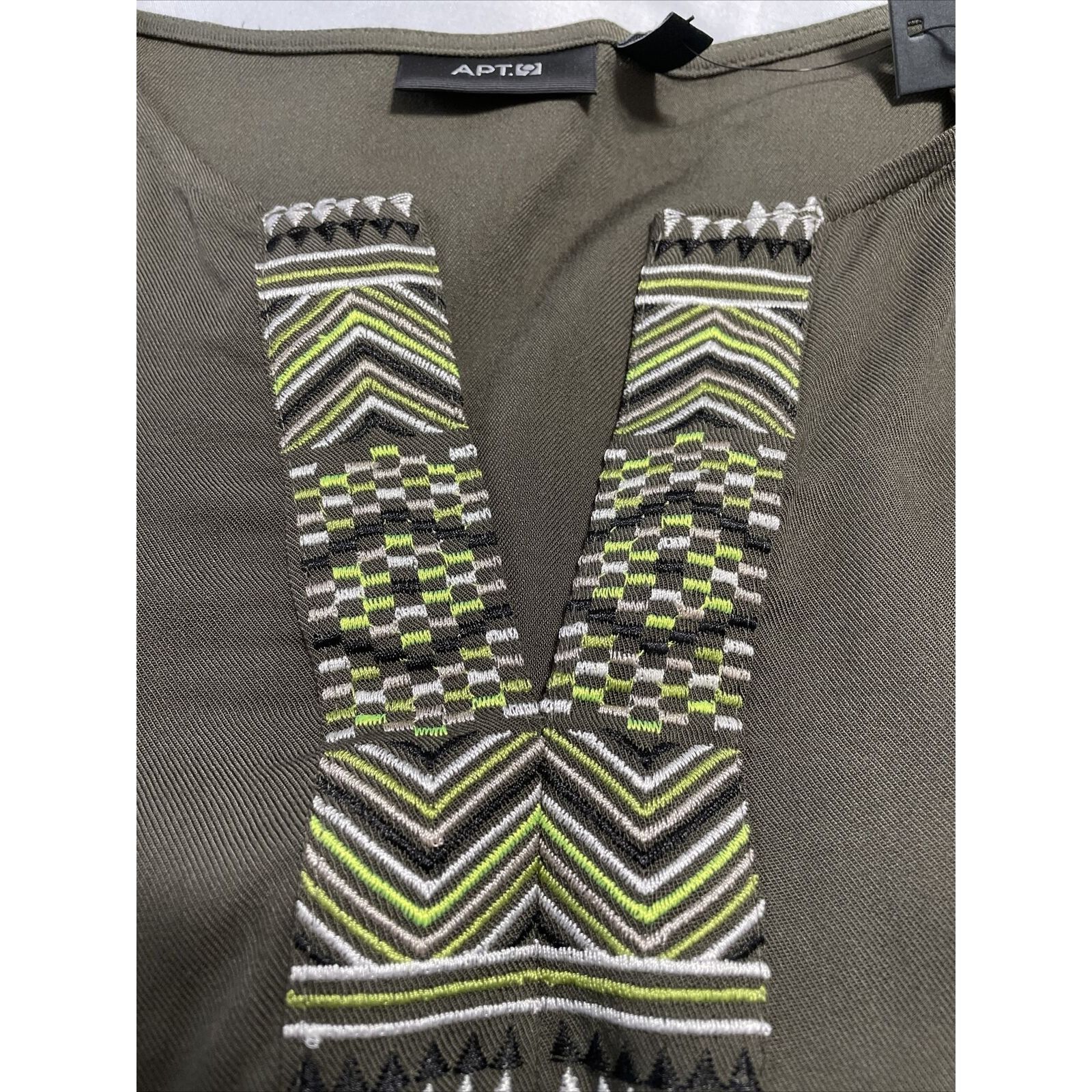 Apt. 9 Women's APT.9 Embroidered Tunic Dress Sleeveless Size Large Size L / US 10 / IT 46 - 9 Thumbnail