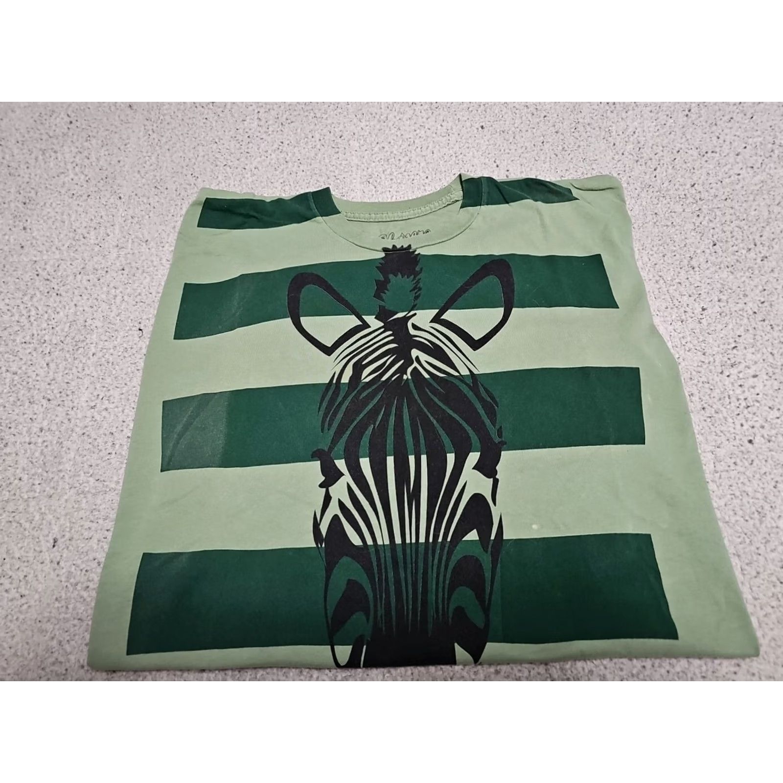 Vintage Chaser LA Tshirt Green Zebra WWF World Wildlife Foundation SZ XL Size US XL / EU 56 / 4 - 2 Thumbnail