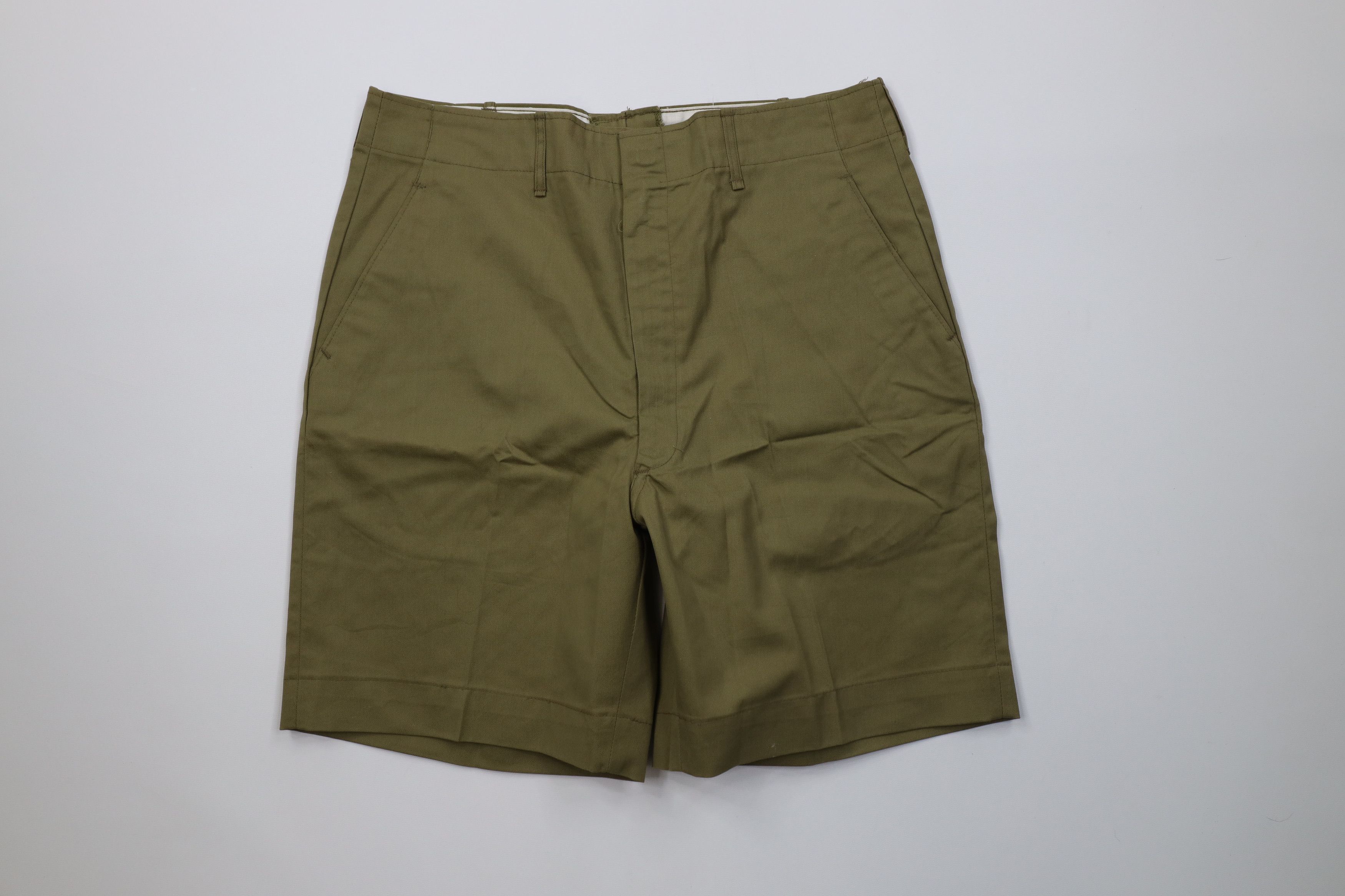 Vintage Vintage 60s 70s Boy Scouts of America Knee Chino Shorts Size US 32 / EU 48 - 1 Thumbnail