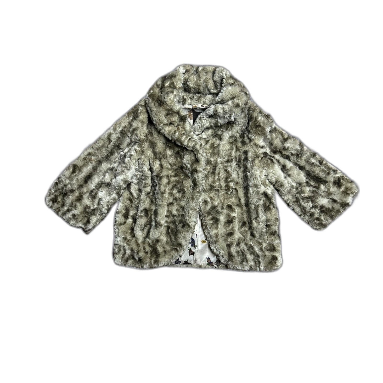 Vintage Dollhouse Women Faux Fur Coat XS Leapord Print Size US XS / EU 42 / 0 - 1 Thumbnail