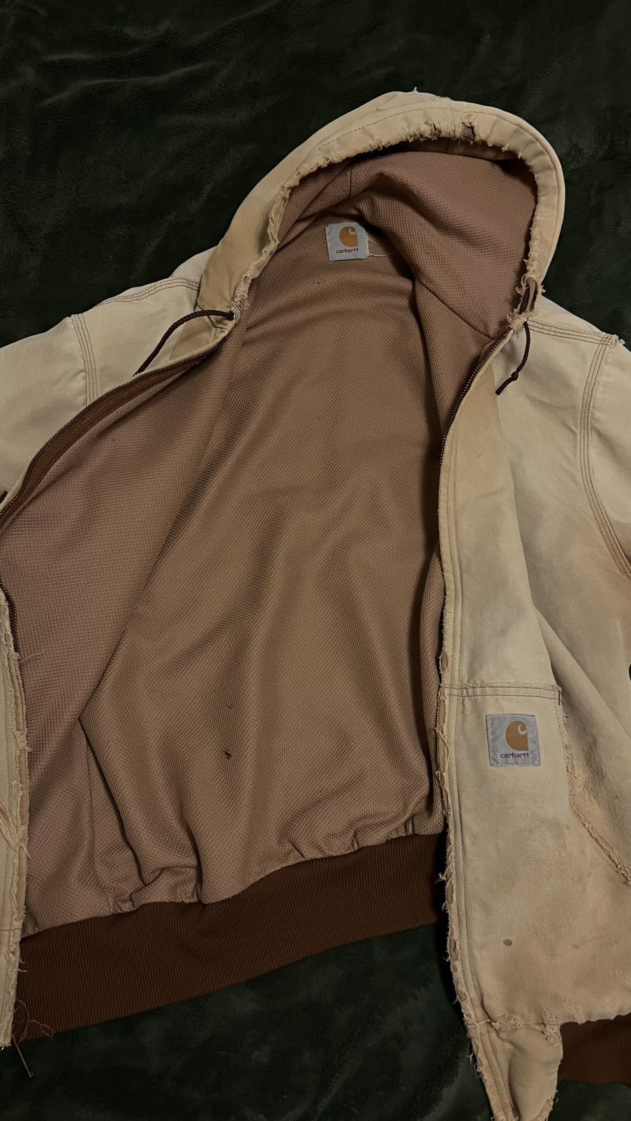 Carhartt Vintage Carhartt Distressed Jacket Size US L / EU 52-54 / 3 - 6 Thumbnail