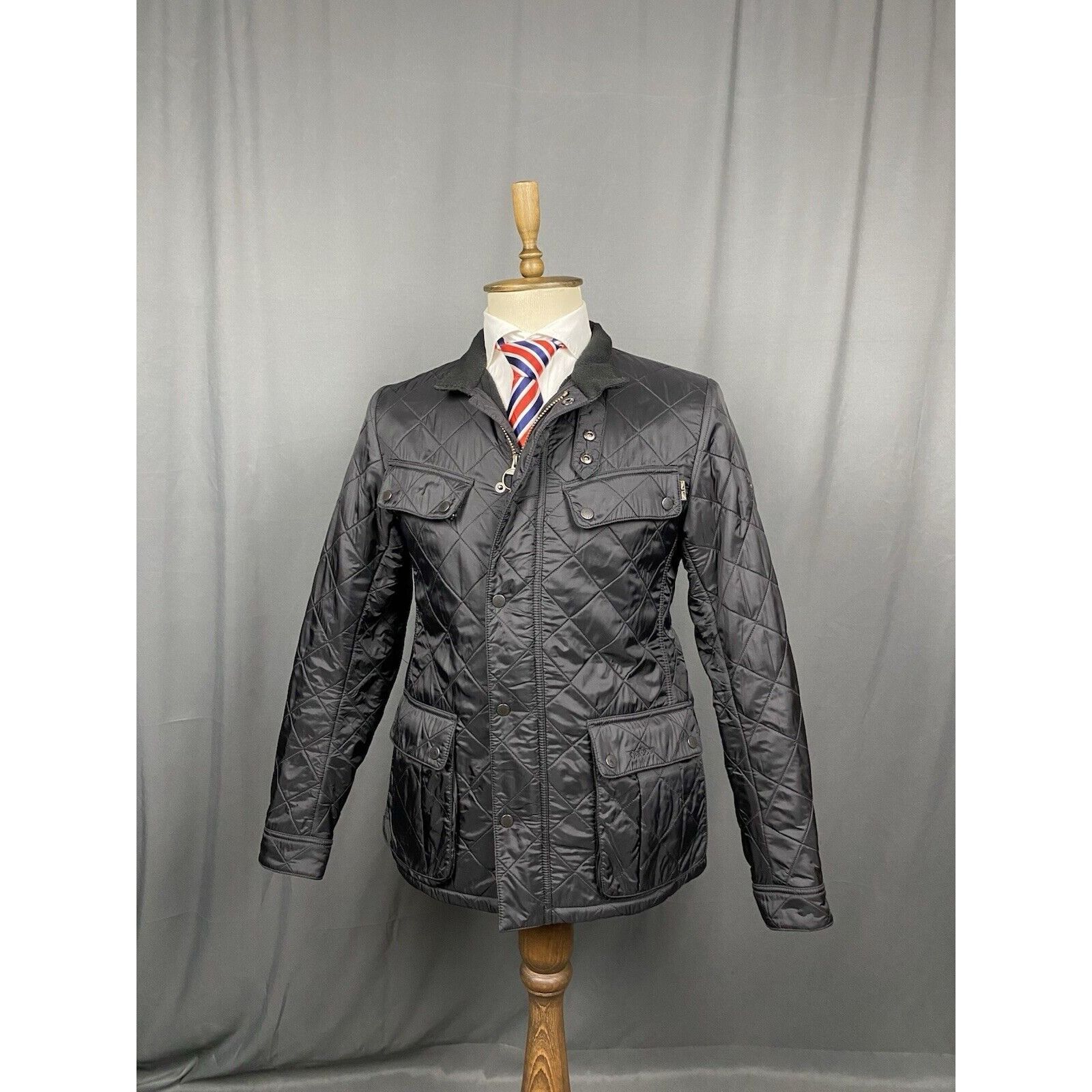 Barbour Barbour International Ariel Polarquit Men's Black Jacket Siz Size US M / EU 48-50 / 2 - 4 Thumbnail