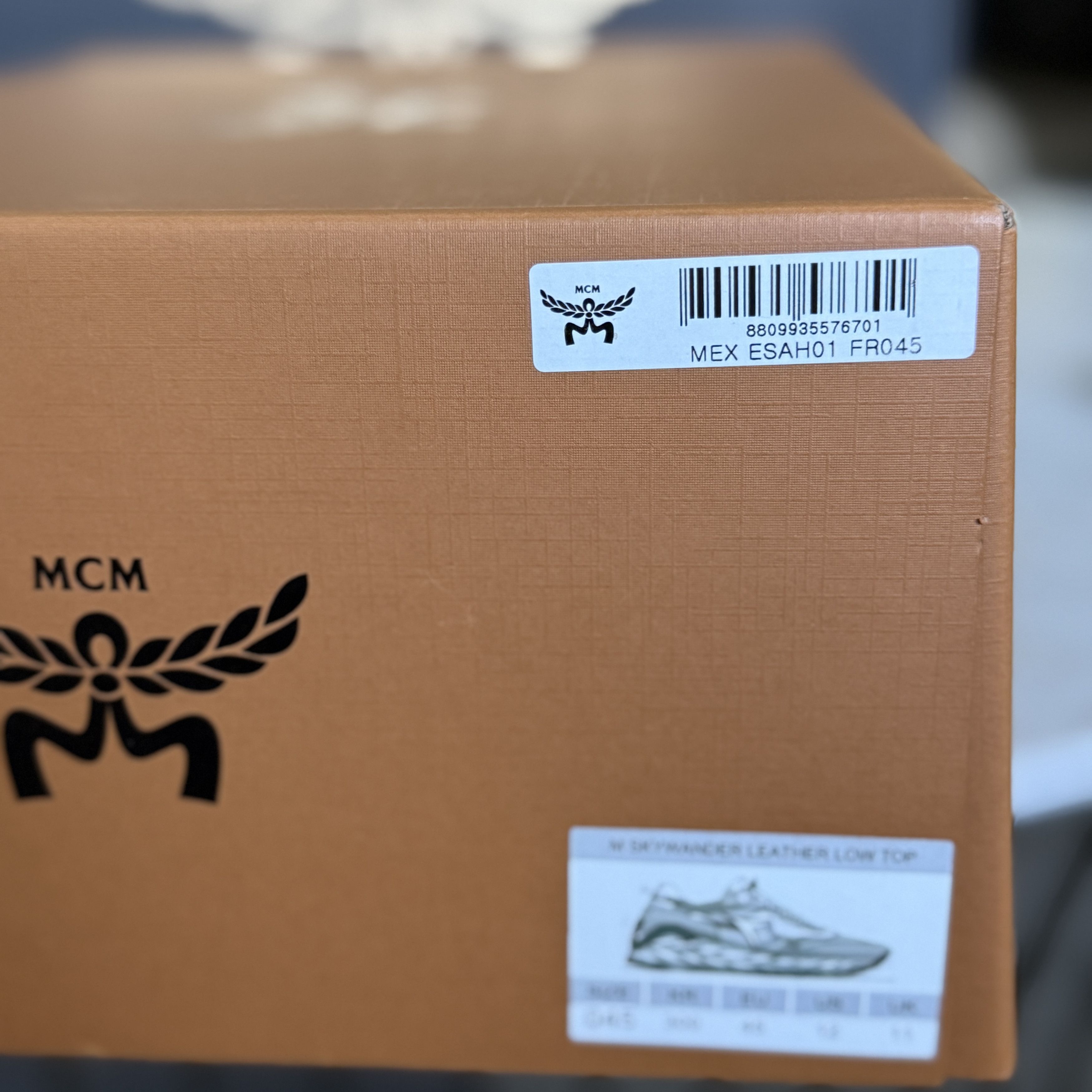 MCM MCM Skywander Low Top Sneakers Men's Ice Gray, Sz 45 Size US 12 / EU 45 - 12 Thumbnail