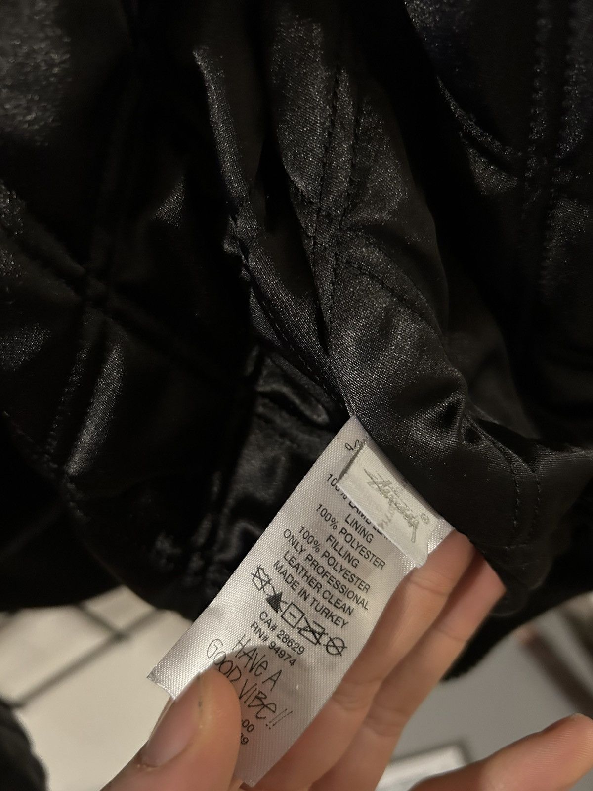 Stussy STEAL!! Stussy Real Lamb Leather/ Bomber Jacket Size US L / EU 52-54 / 3 - 3 Thumbnail