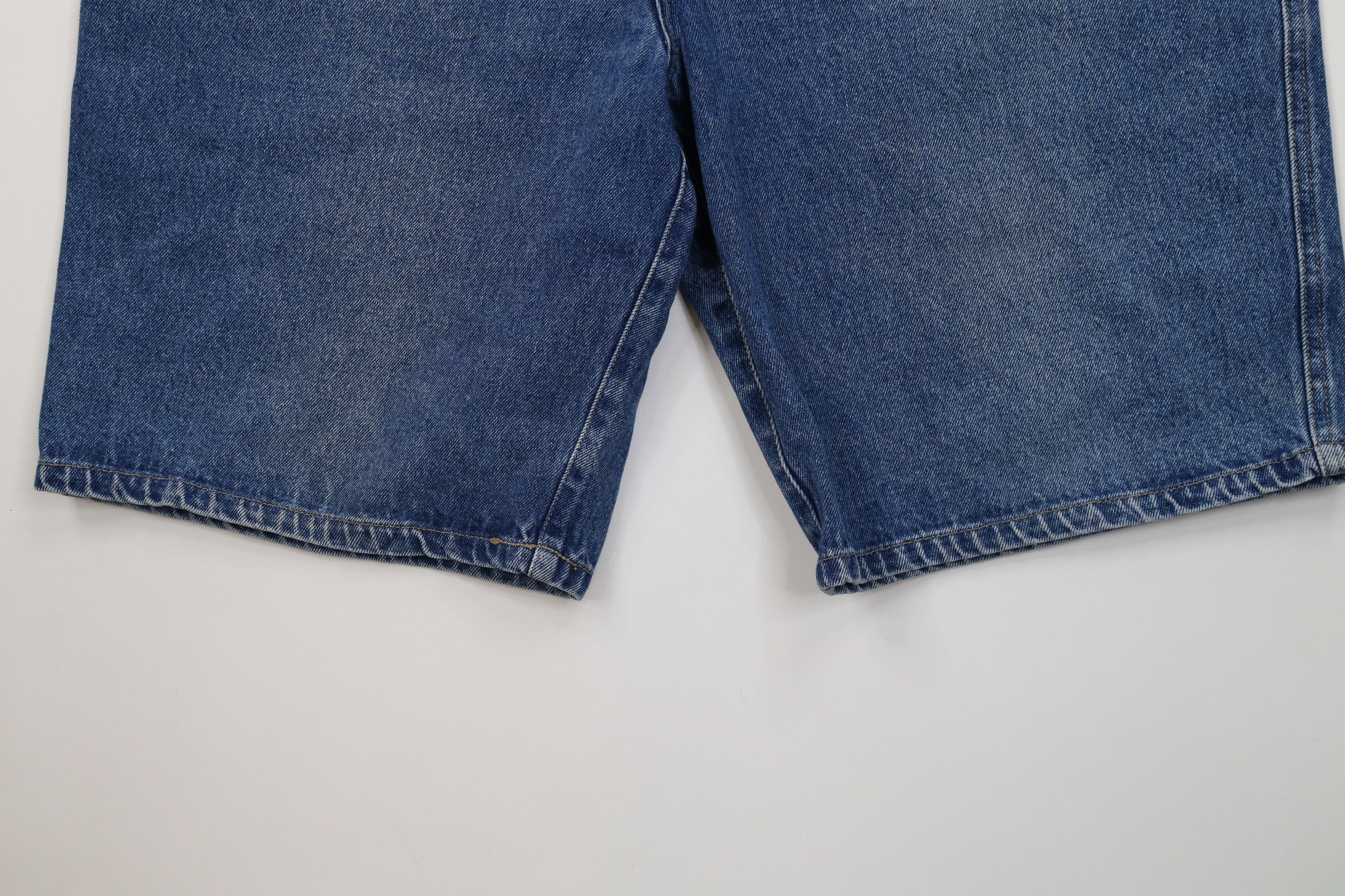 Vintage Vintage 90s Y2K Streetwear Fit Denim Jean Shorts Jorts Blue Size US 38 / EU 54 - 4 Thumbnail