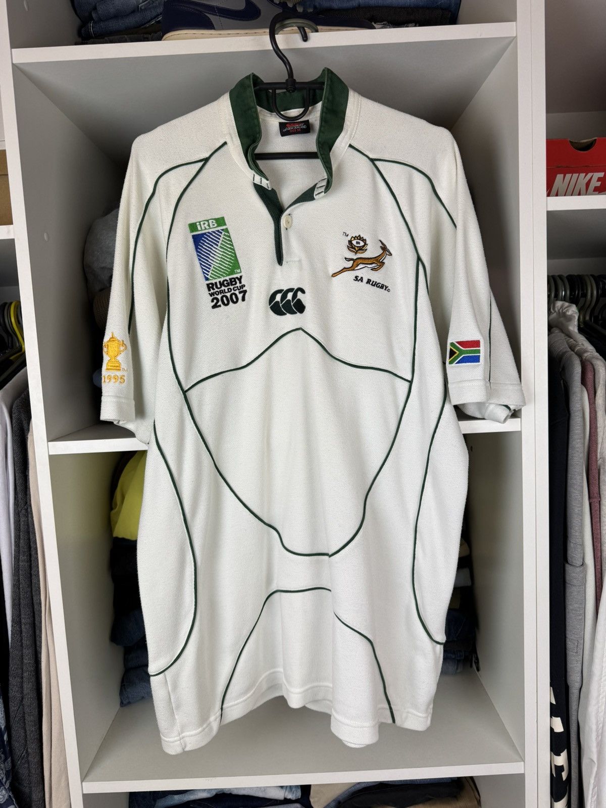Canterbury of New Zealand 2007 Canterbury Of New Zealand South Africa Rugby Size US M / EU 48-50 / 2 - 1 Thumbnail
