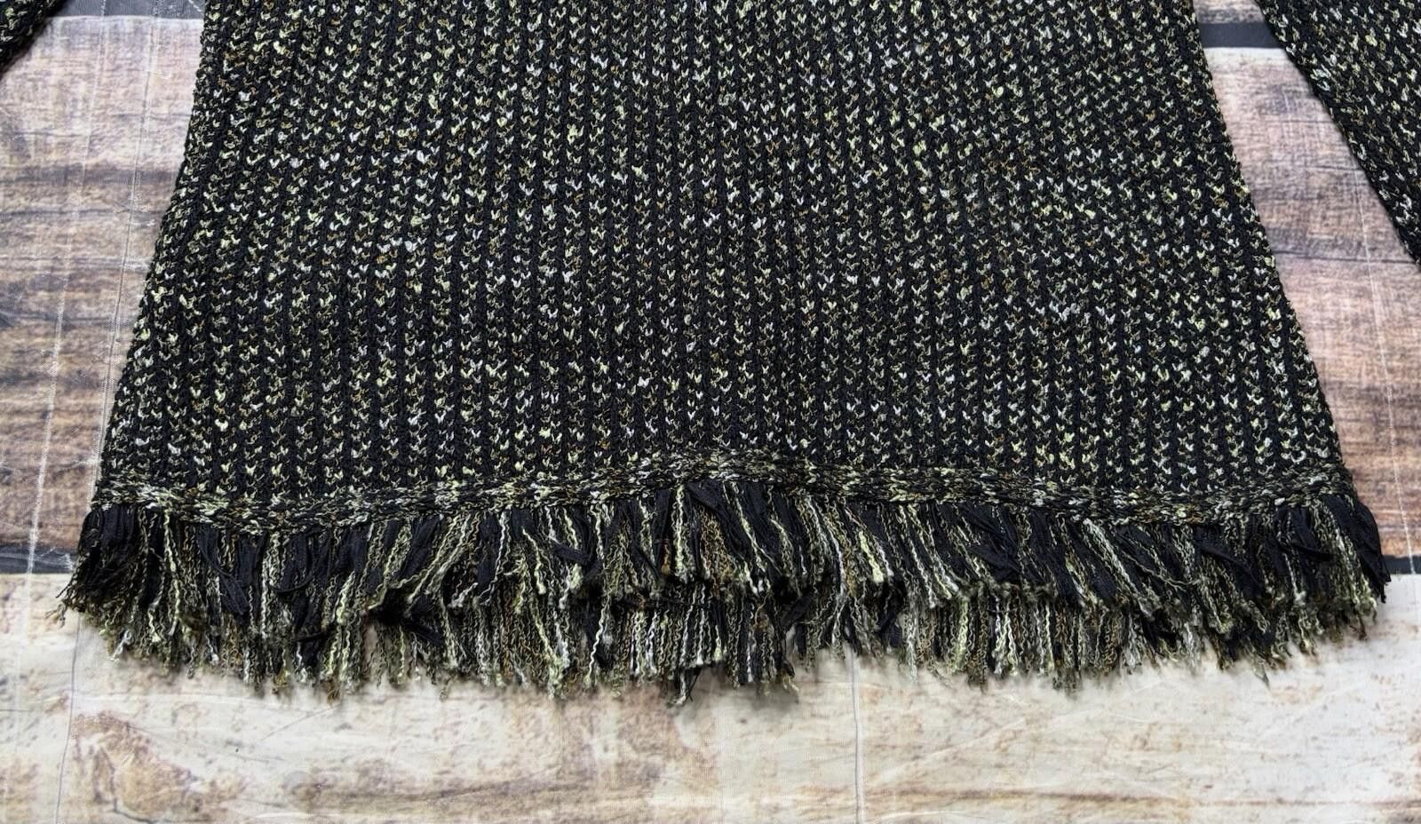 Other VTG Ball of Cotton Sweater Women Large Fringe Lace Trim Silk Size L / US 10 / IT 46 - 10 Thumbnail