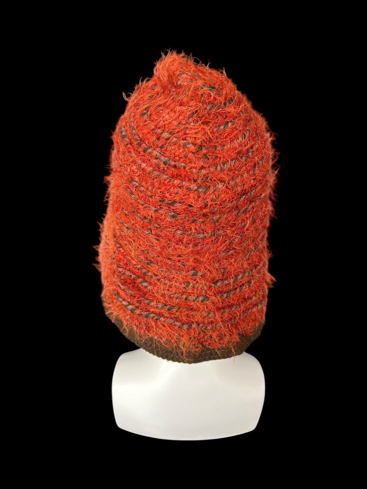 Japanese Brand × Kapital × Vintage Crochet Knitted Fur Big Bucket Hats Rare Made Italy ☠️☠️ Size ONE SIZE - 4 Thumbnail