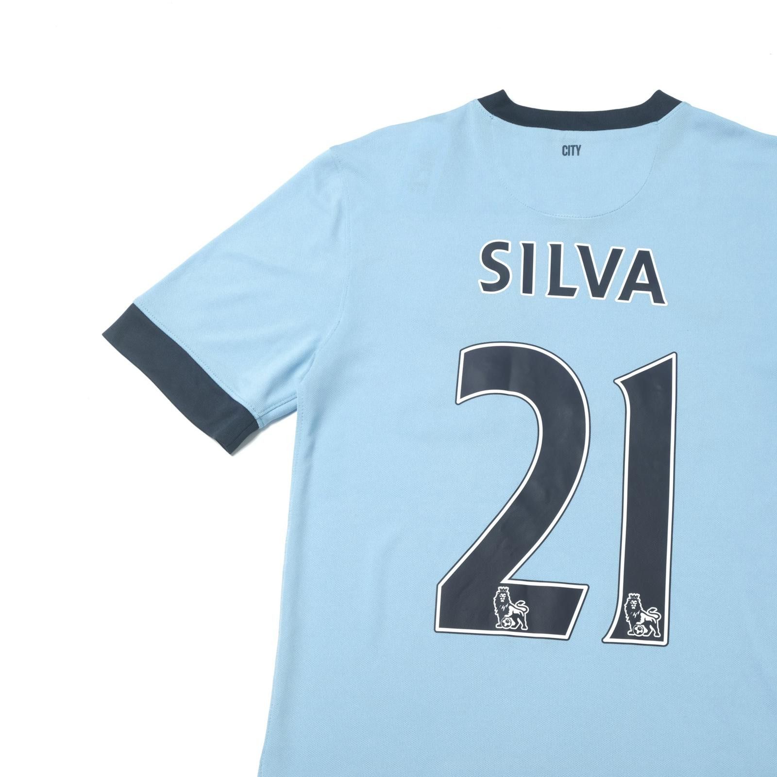Nike 2014/15 Manchester City Home Shirt Nike David Silva (S) Size US S / EU 44-46 / 1 - 4 Thumbnail