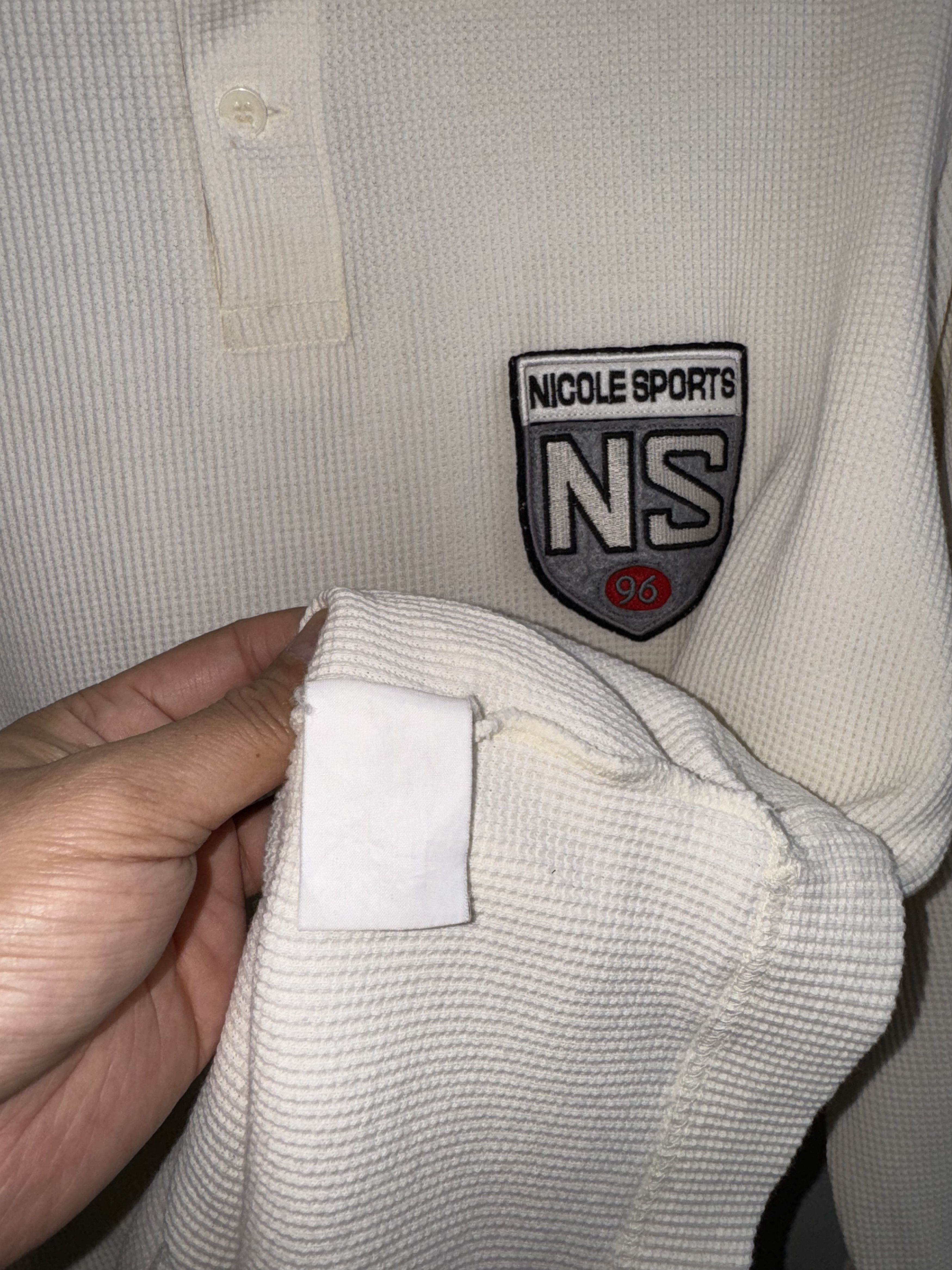 Nicole Club × Vintage Nicole Club Nicole Sport Long Sleeve Shirt Size US XL / EU 56 / 4 - 3 Thumbnail