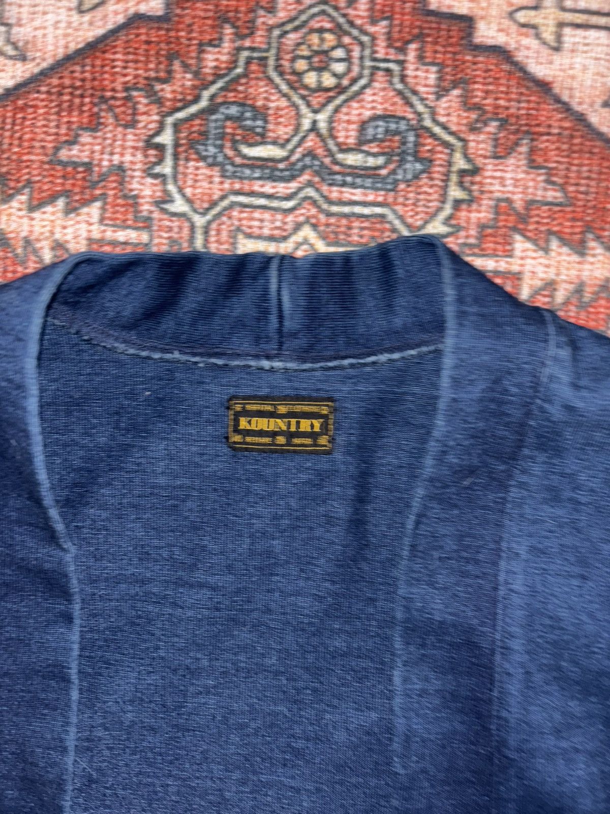 Kapital Kapital Denim Smiley Kimono Noragi Overshit Size US L / EU 52-54 / 3 - 2 Thumbnail