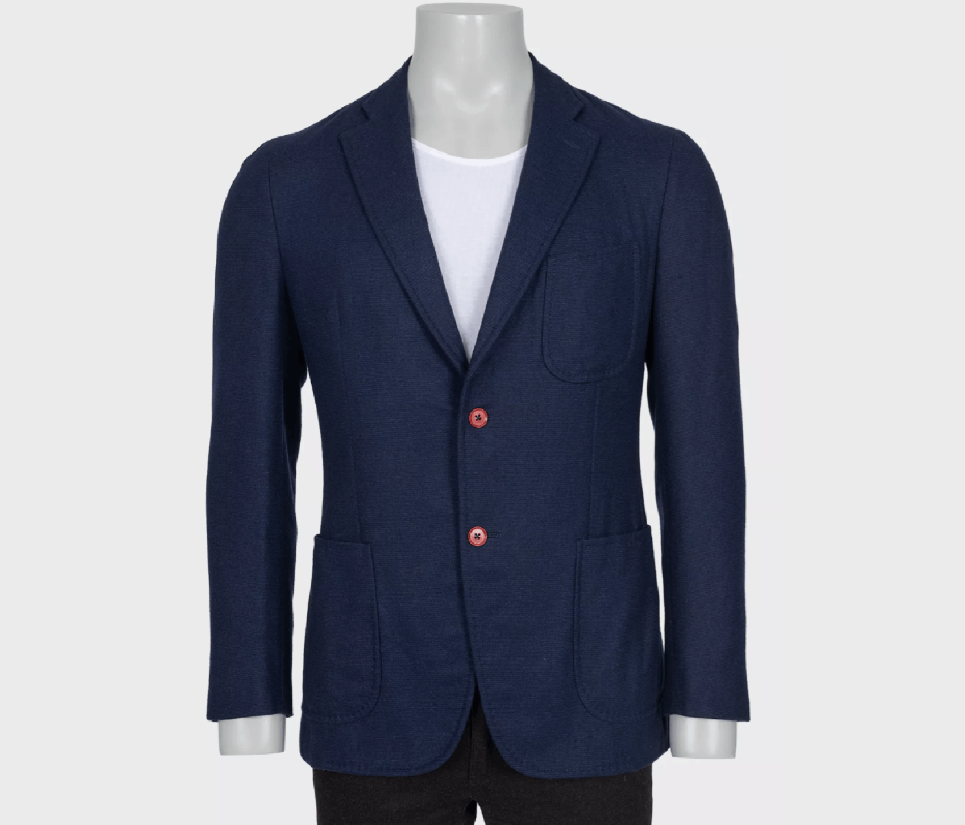 Isaia Isaia men’s purple wool jacket with contrast buttons Size 50R - 1 Thumbnail