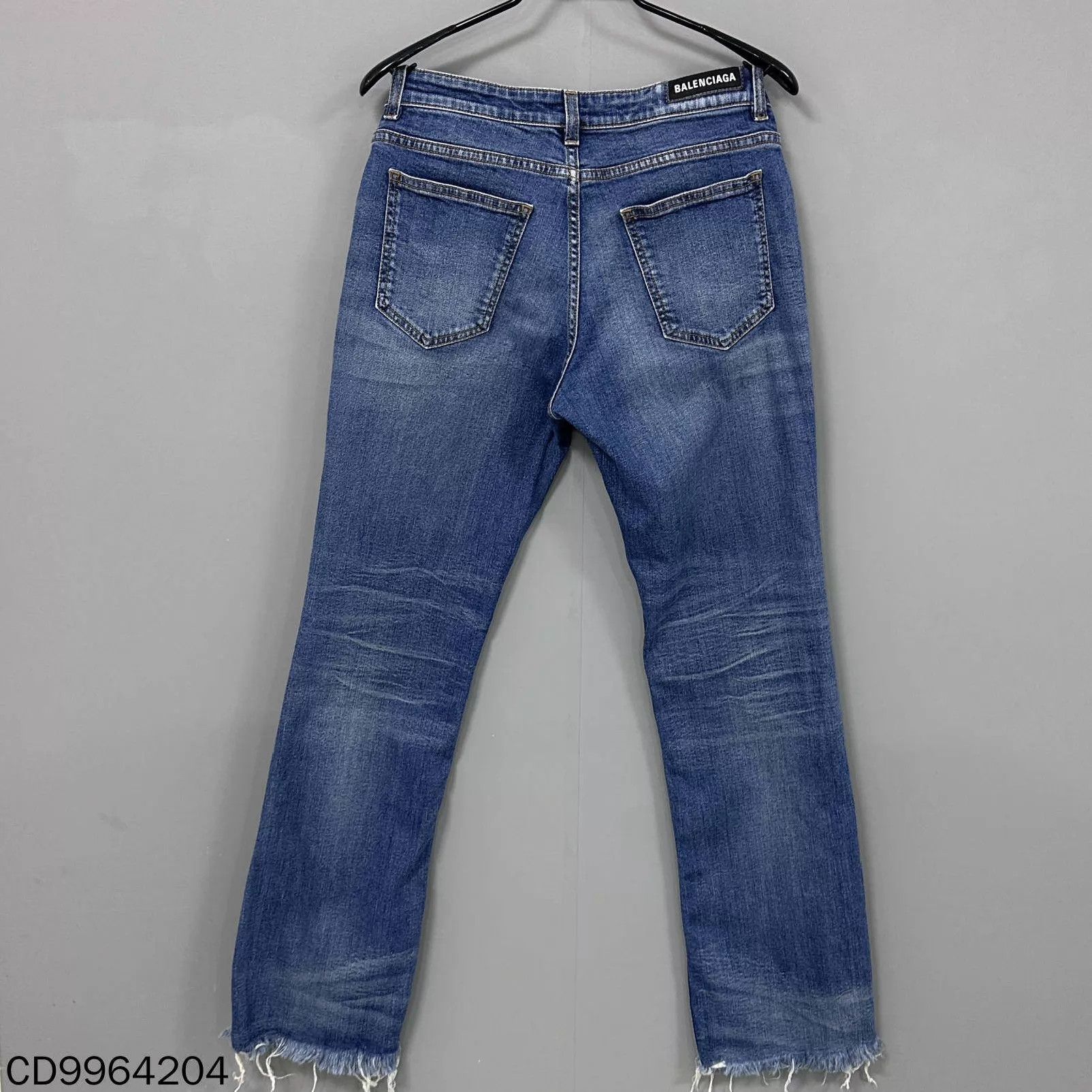 Balenciaga Balenciaga Back Logo Scimitar Flare Jeans Size US 27 - 3 Thumbnail