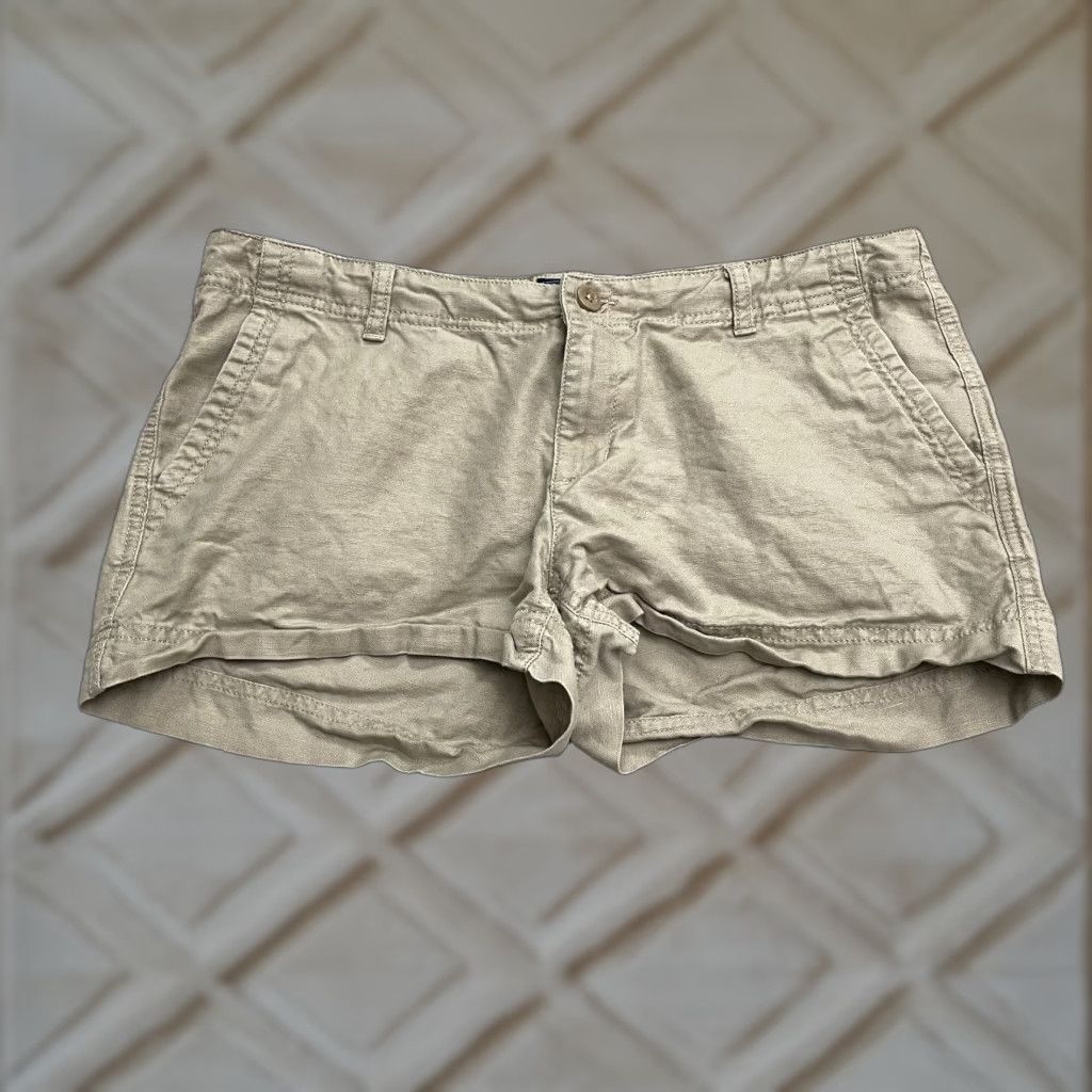 The North Face The North Face Outdoor Shorts Womens 10 Brown Linen Blend Mid Rise Trekking 34x3 Size 32" / US 10 / IT 46 - 1 Thumbnail