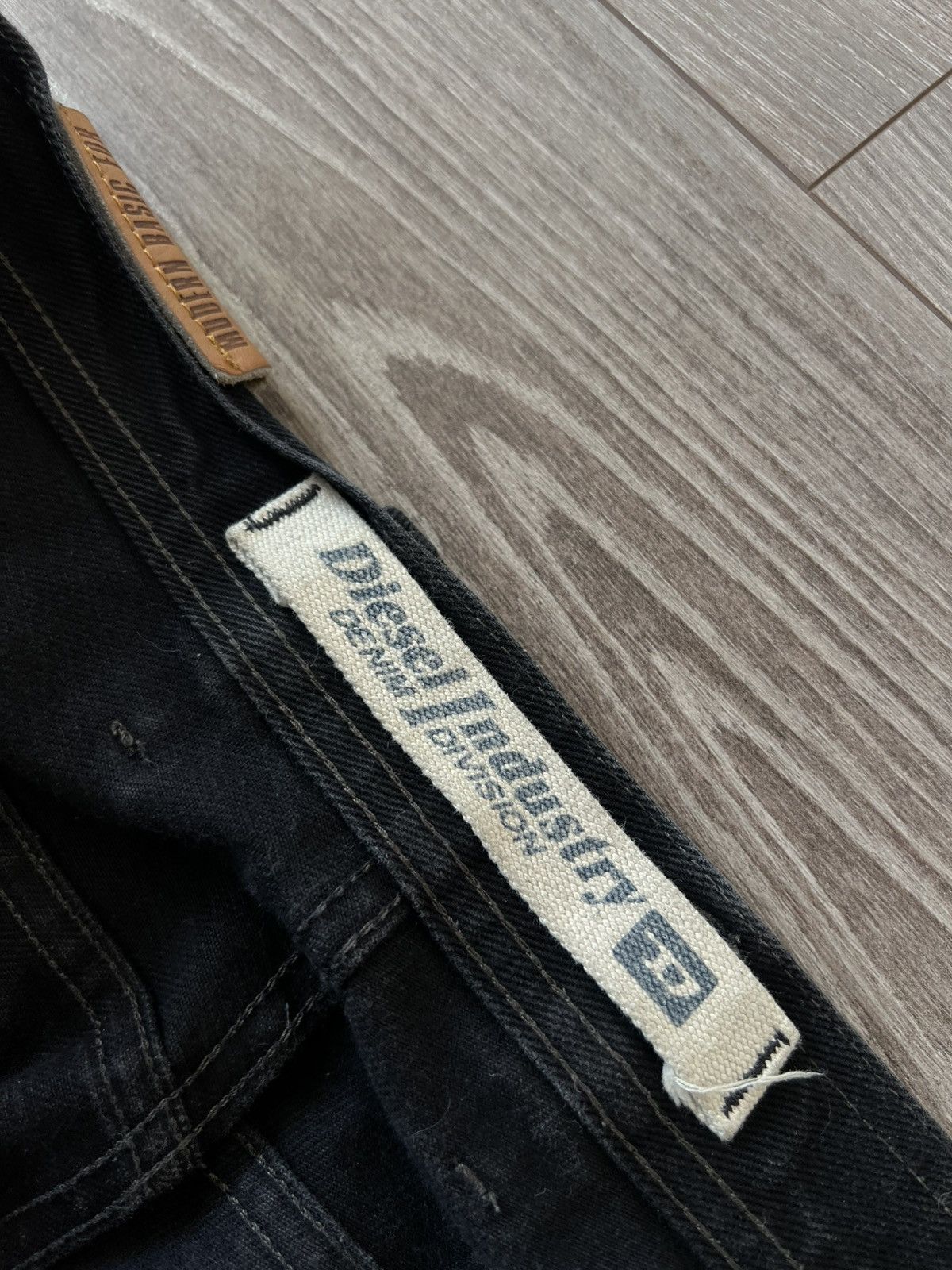 Diesel ‼️Vintage Diesel IND Ladder Baggy Black Denim Jeans‼️ Size US 33 - 23 Thumbnail