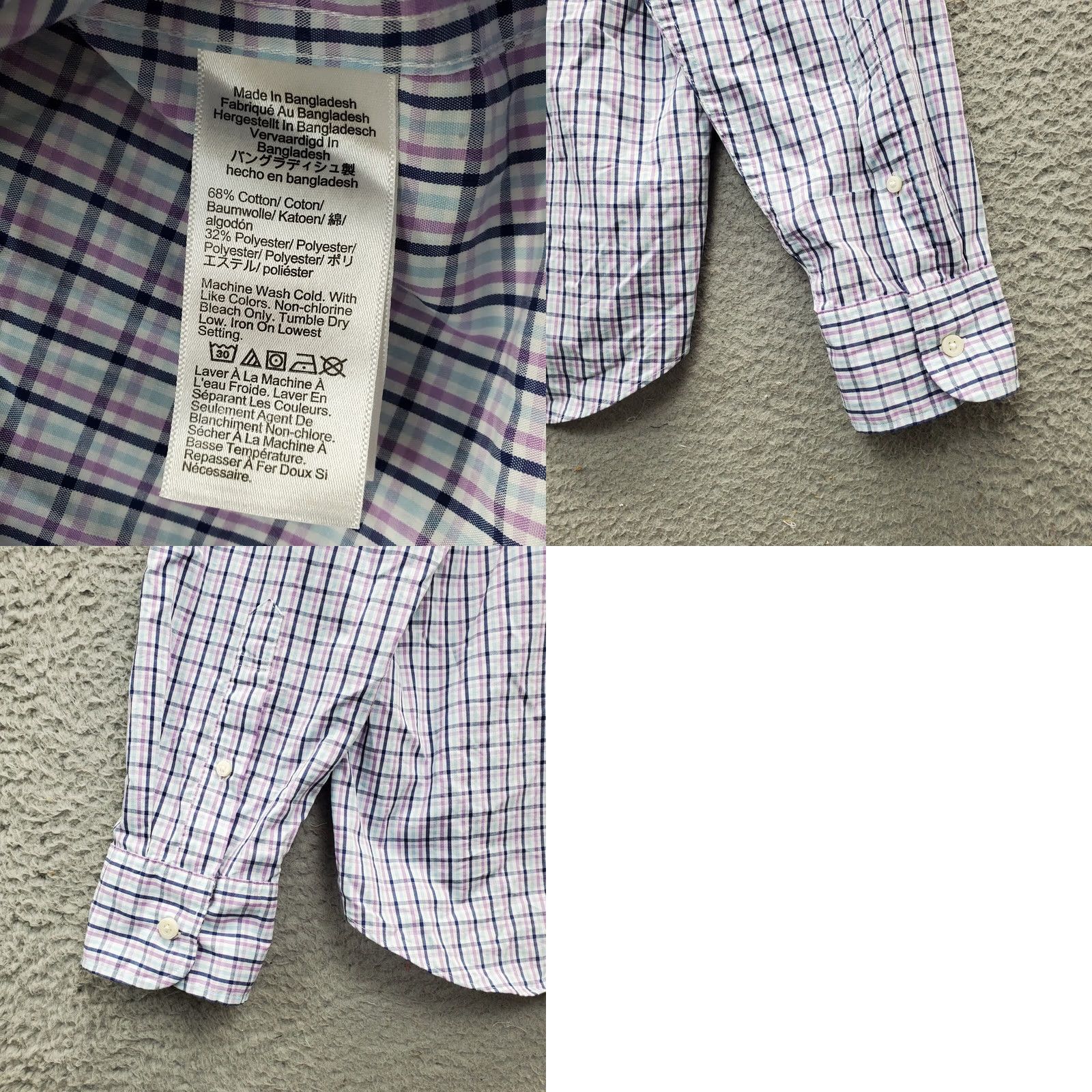 J.Crew J.CREW Casual Shirt Mens Large Multi Check Performance Slim Collared Button Down Size US L / EU 52-54 / 3 - 8 Thumbnail