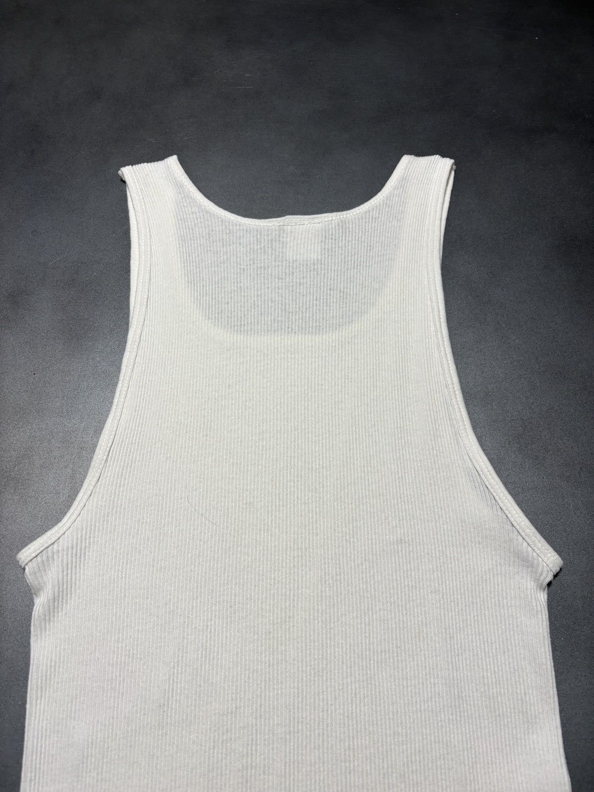 Hanes 1980s Vintage Hanes Tank Top 80s Made in USA Wife Sleeveless Size US M / EU 48-50 / 2 - 8 Thumbnail